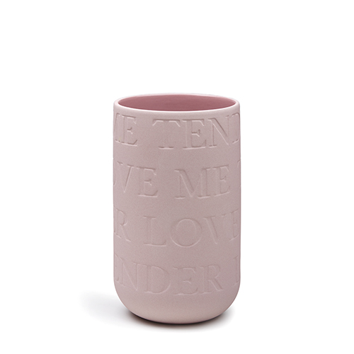 *Lovesong Vase H220Rose-15166