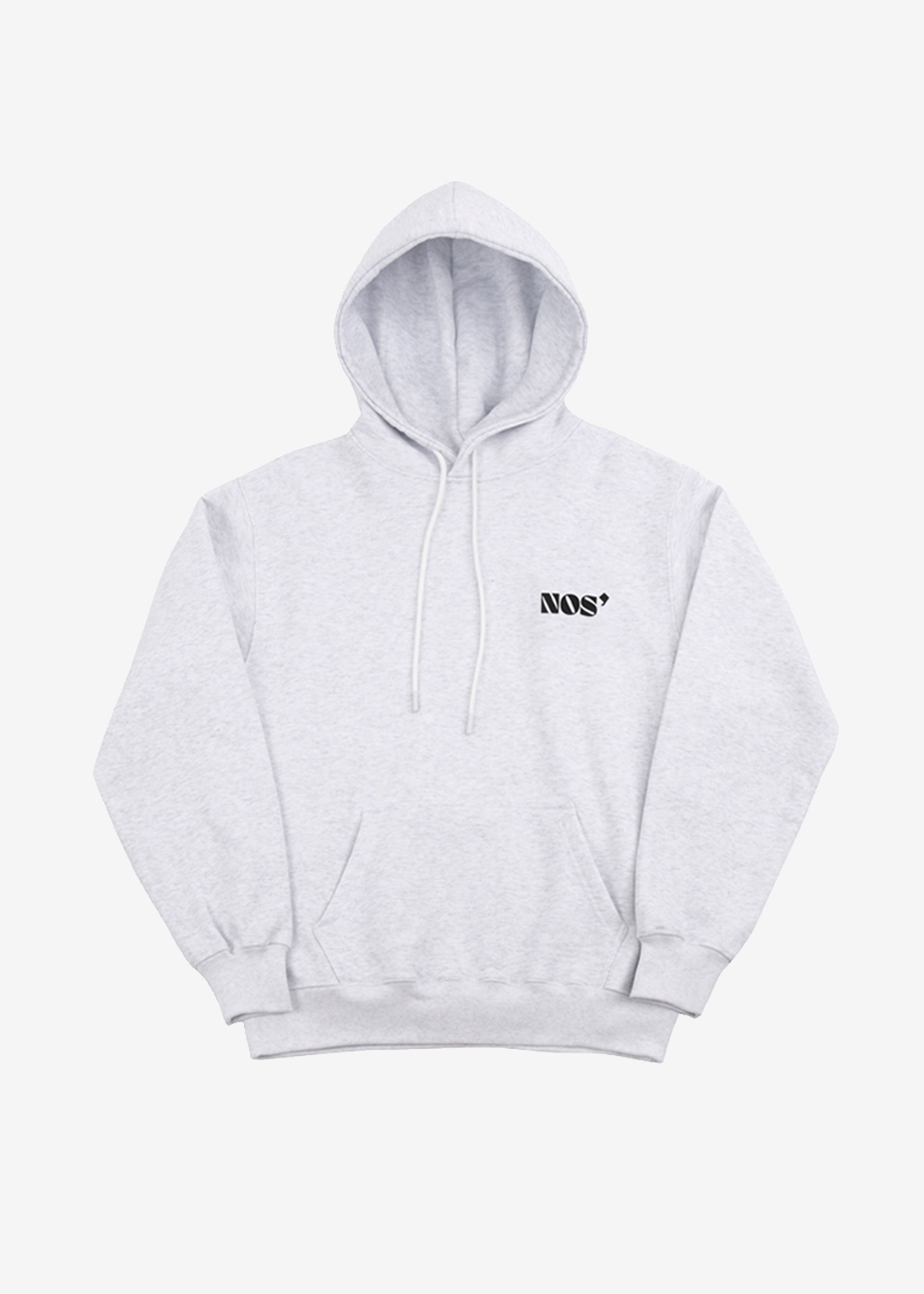 Signature logo hoody - Melange Grey