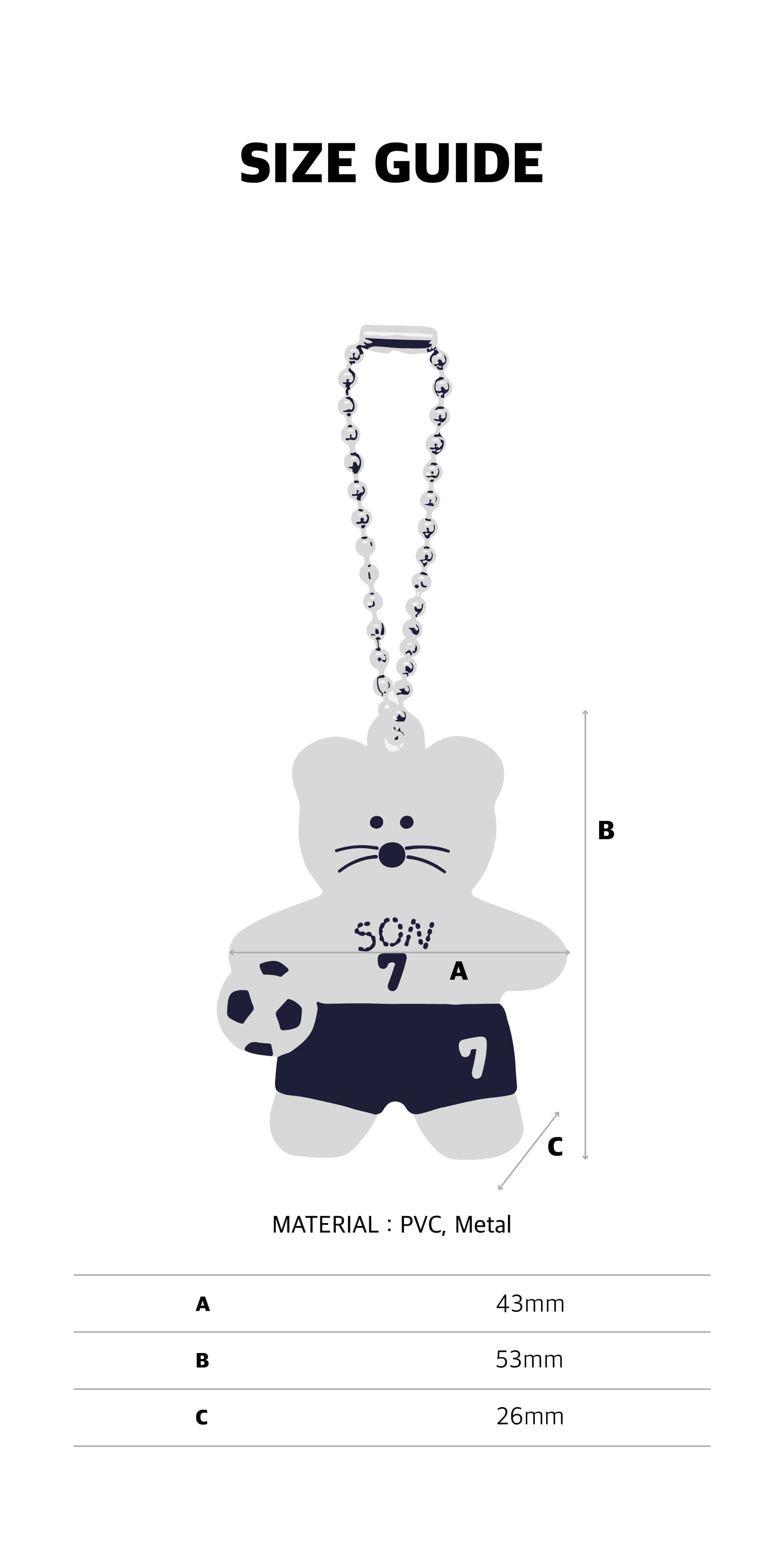 NOS7: Unique Charm with Monamhee Figure Keyring