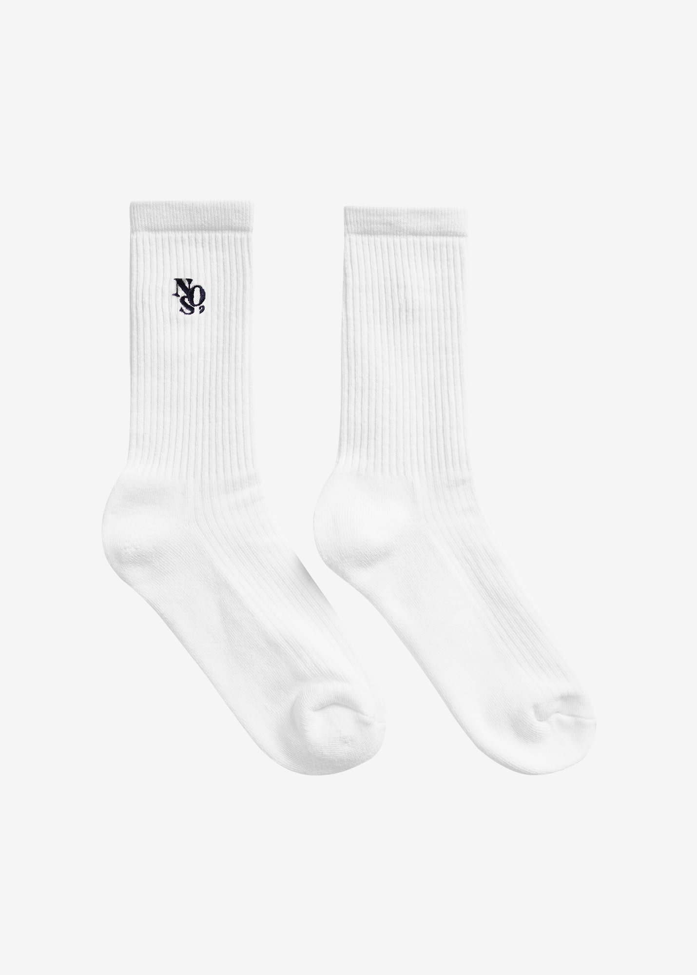 NOS7 Embroidered Socks - Navy