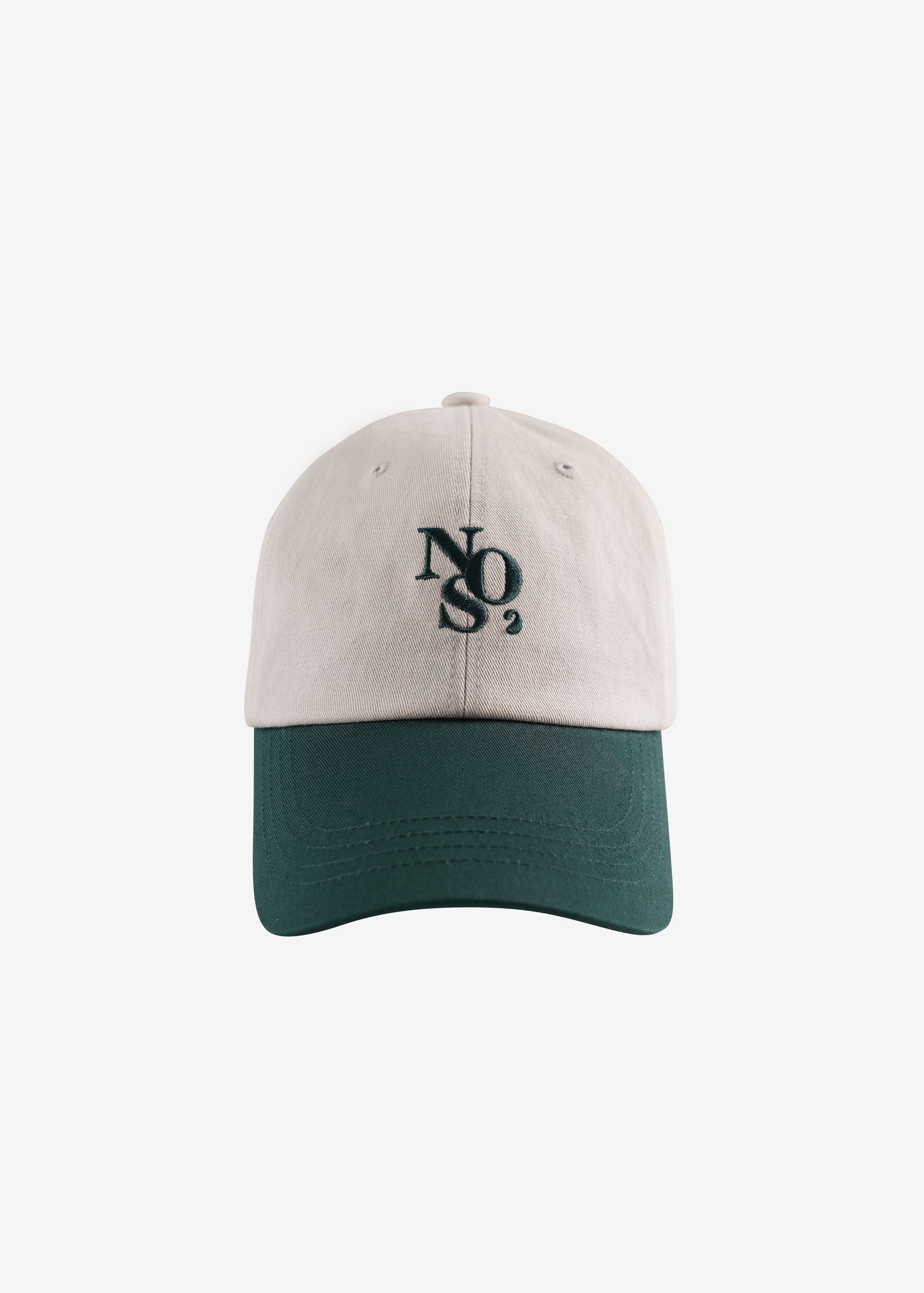 Two tone ball cap - beige(green)