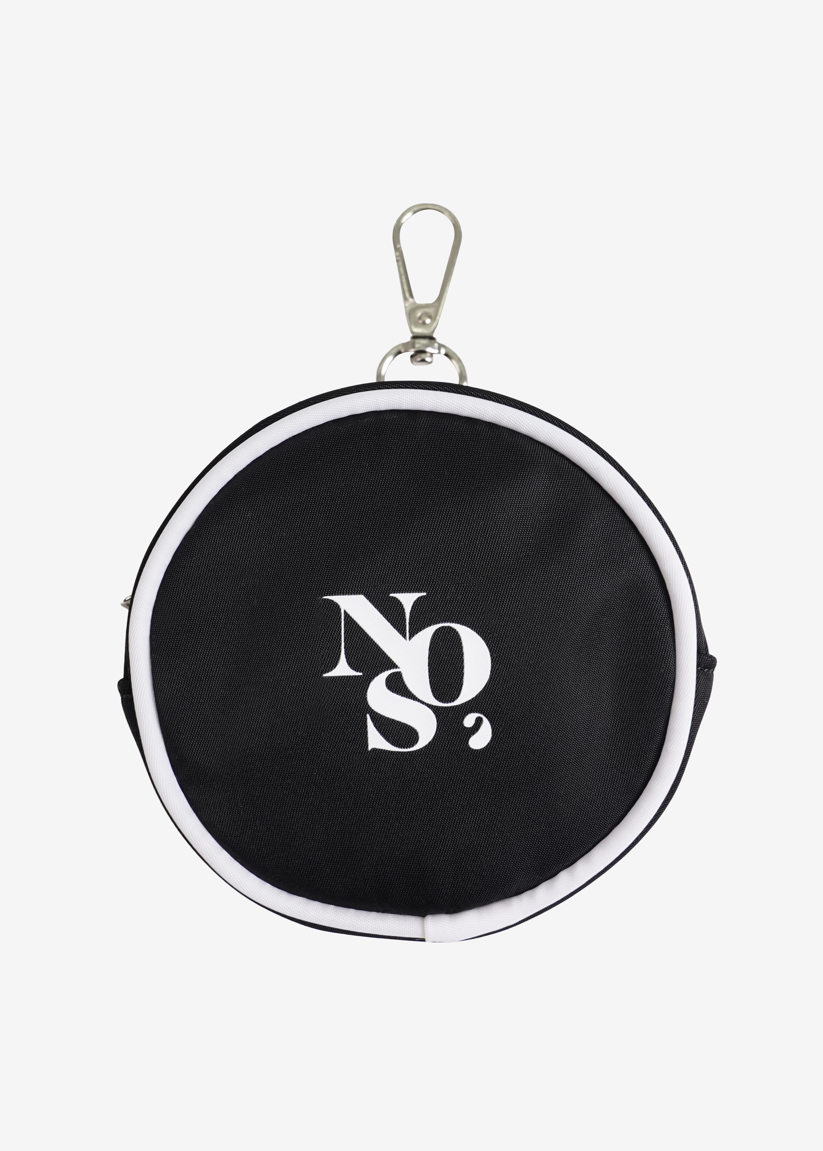 NOS7 Logo Pouch Keyring - Black