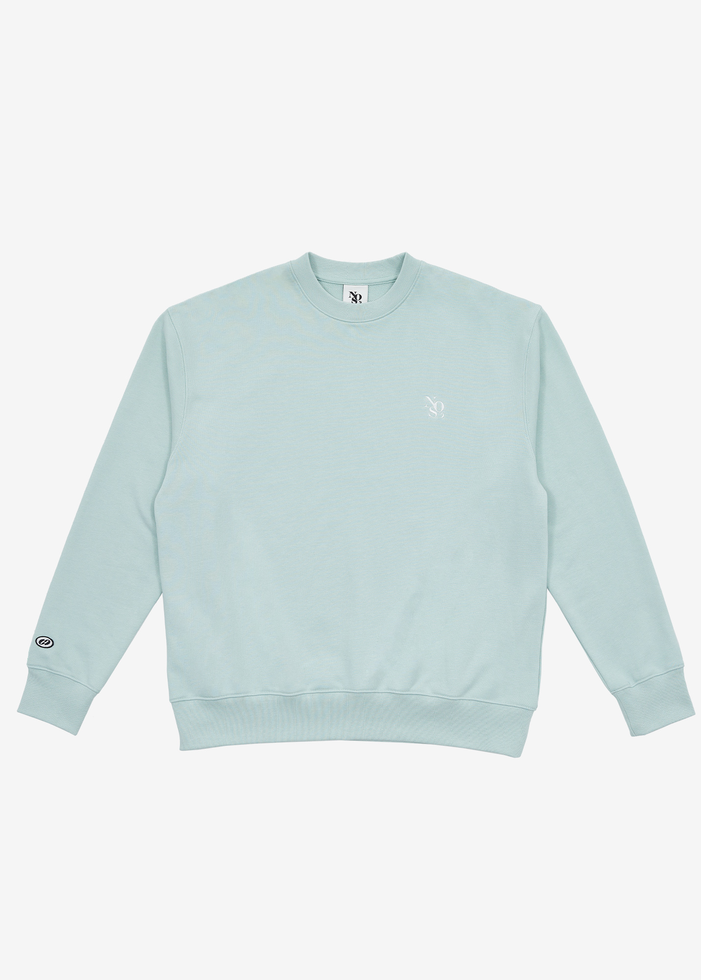 Signature symbol sleeve patches sweatshirt - Mint