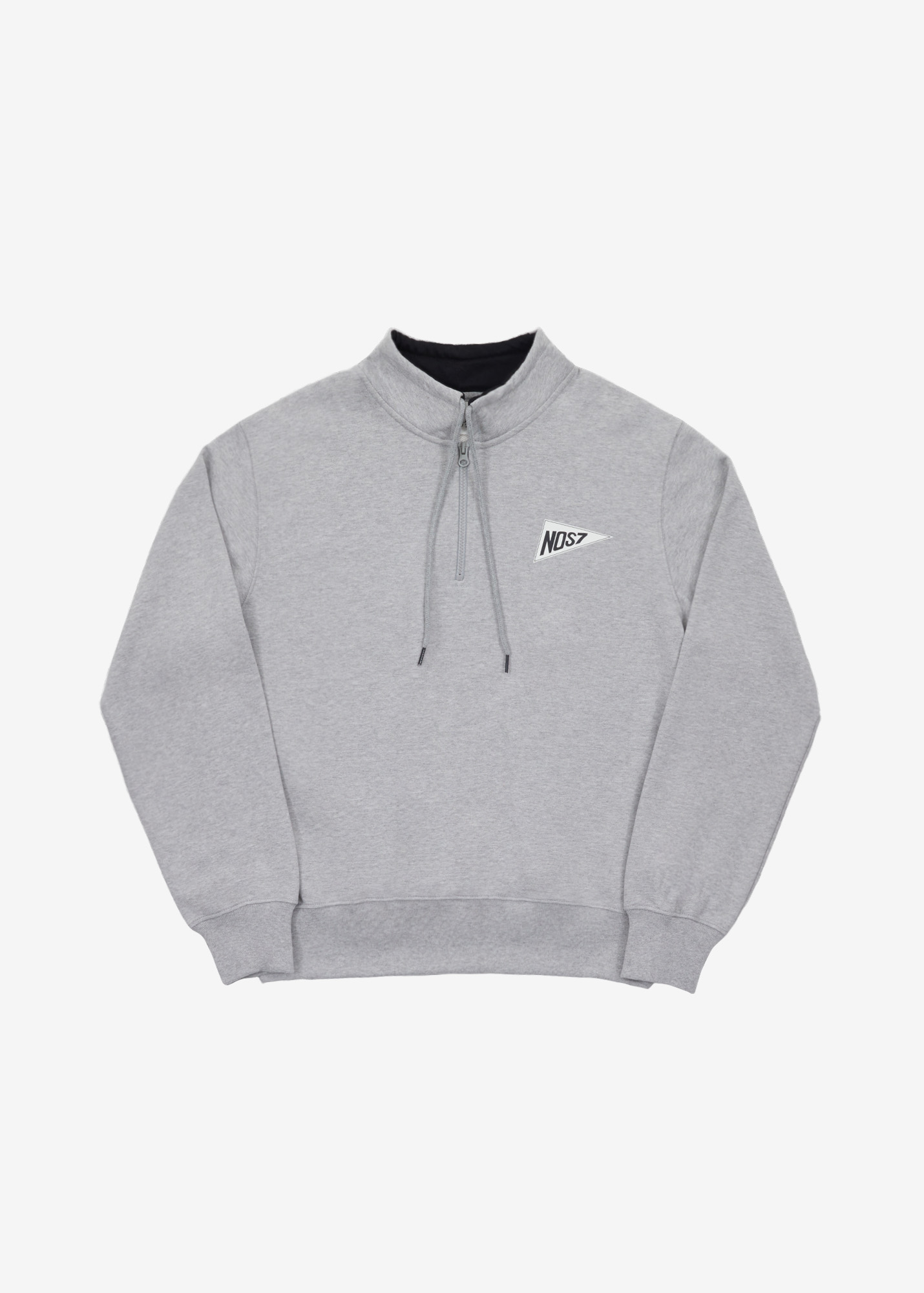 Colour Half Zip-Up - Gray