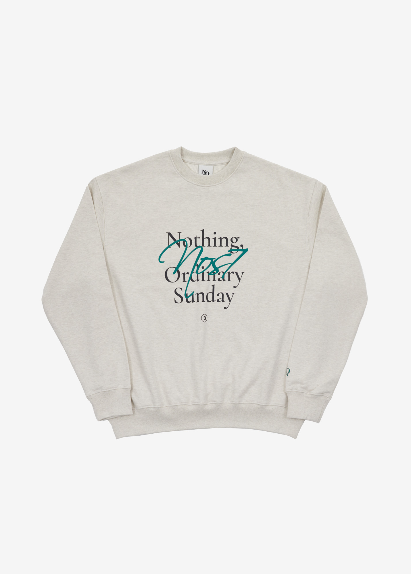 Cursive sweatshirt