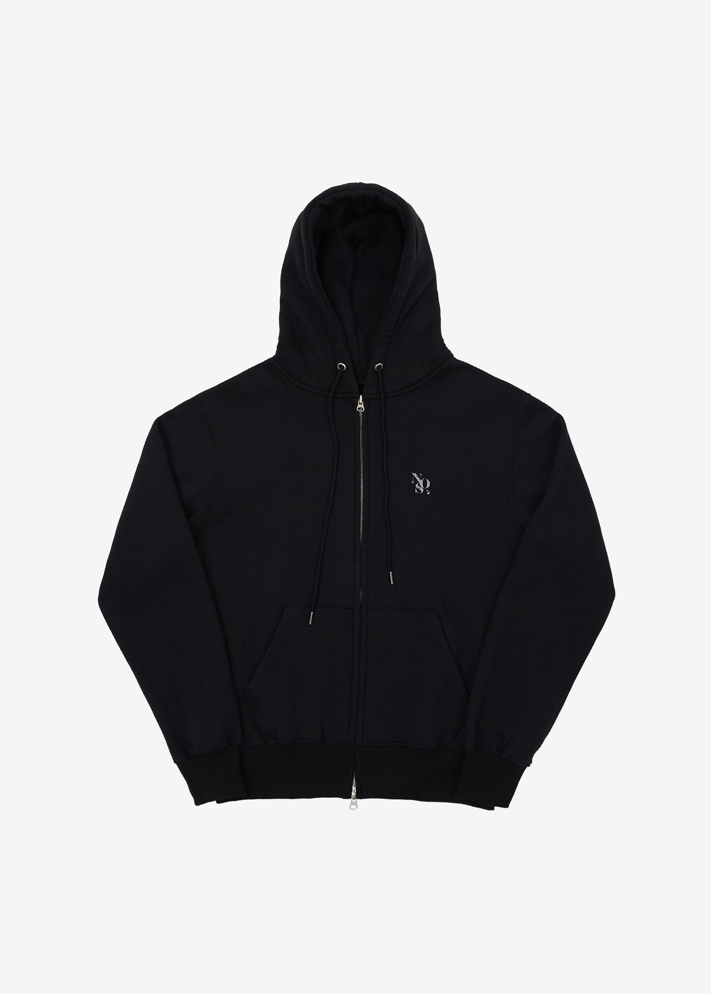 NOS7 Napping Graphic Hood Zip-Up - Black