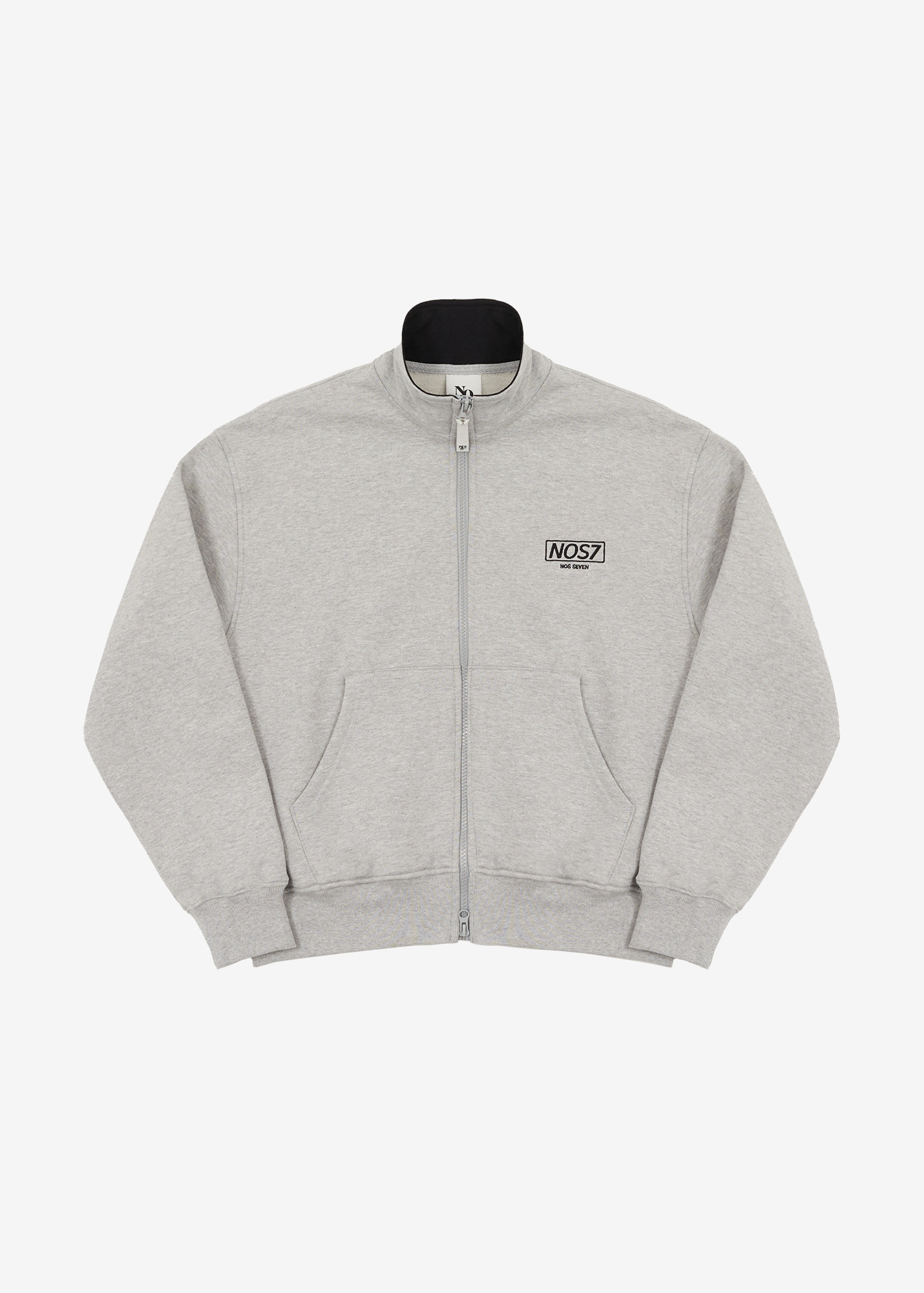 Square Napping Zip-Up - Gray(napping)