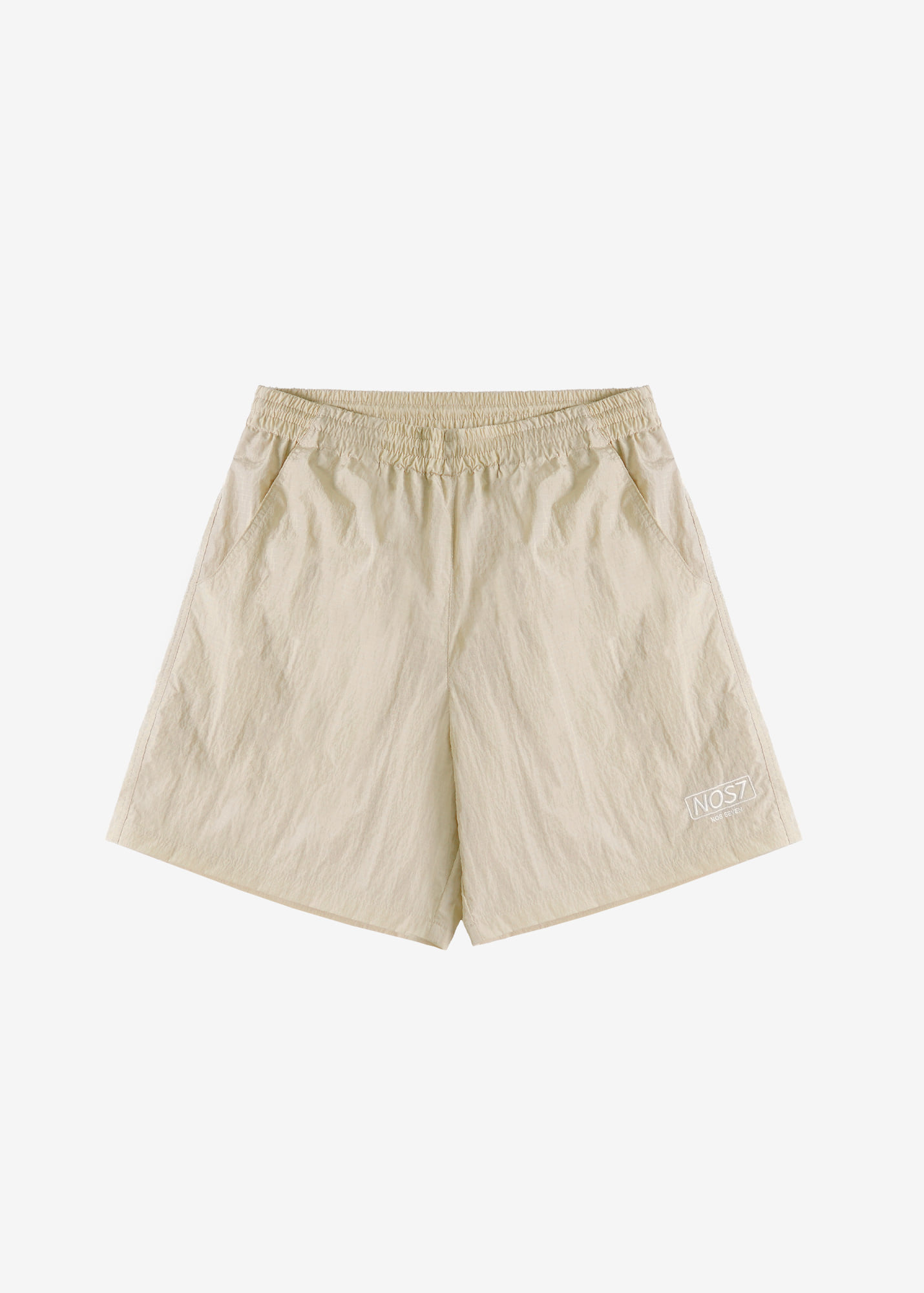 Square Shorts - Beige