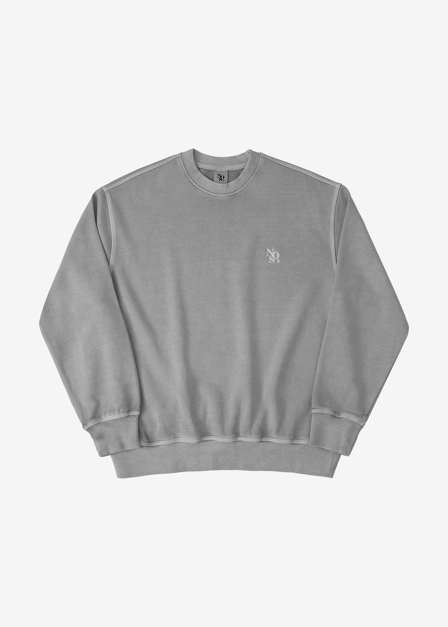 NOS7 Pigment Sweatshirt - Light Gray