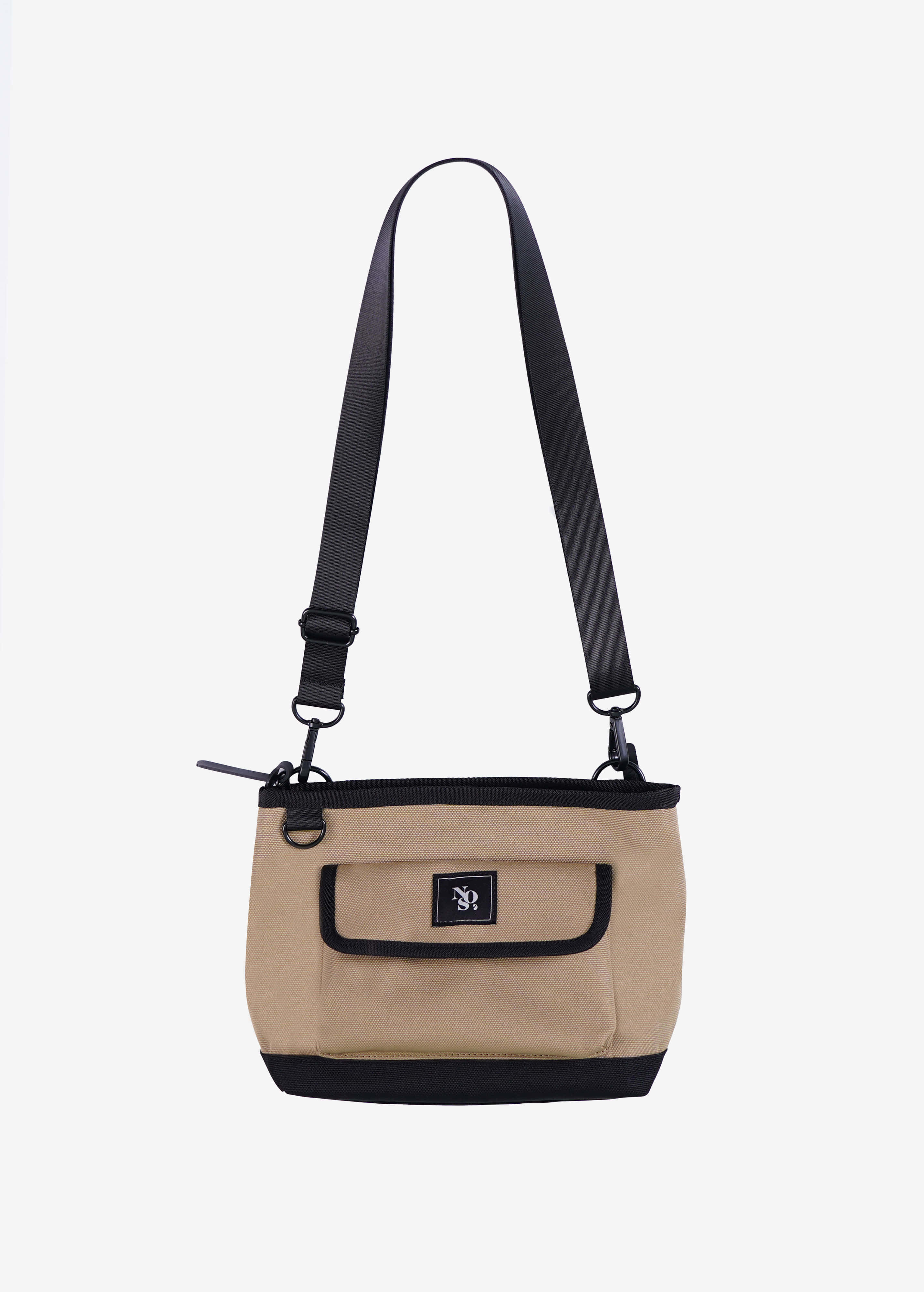 Main Logo Messenger Bag - Beige