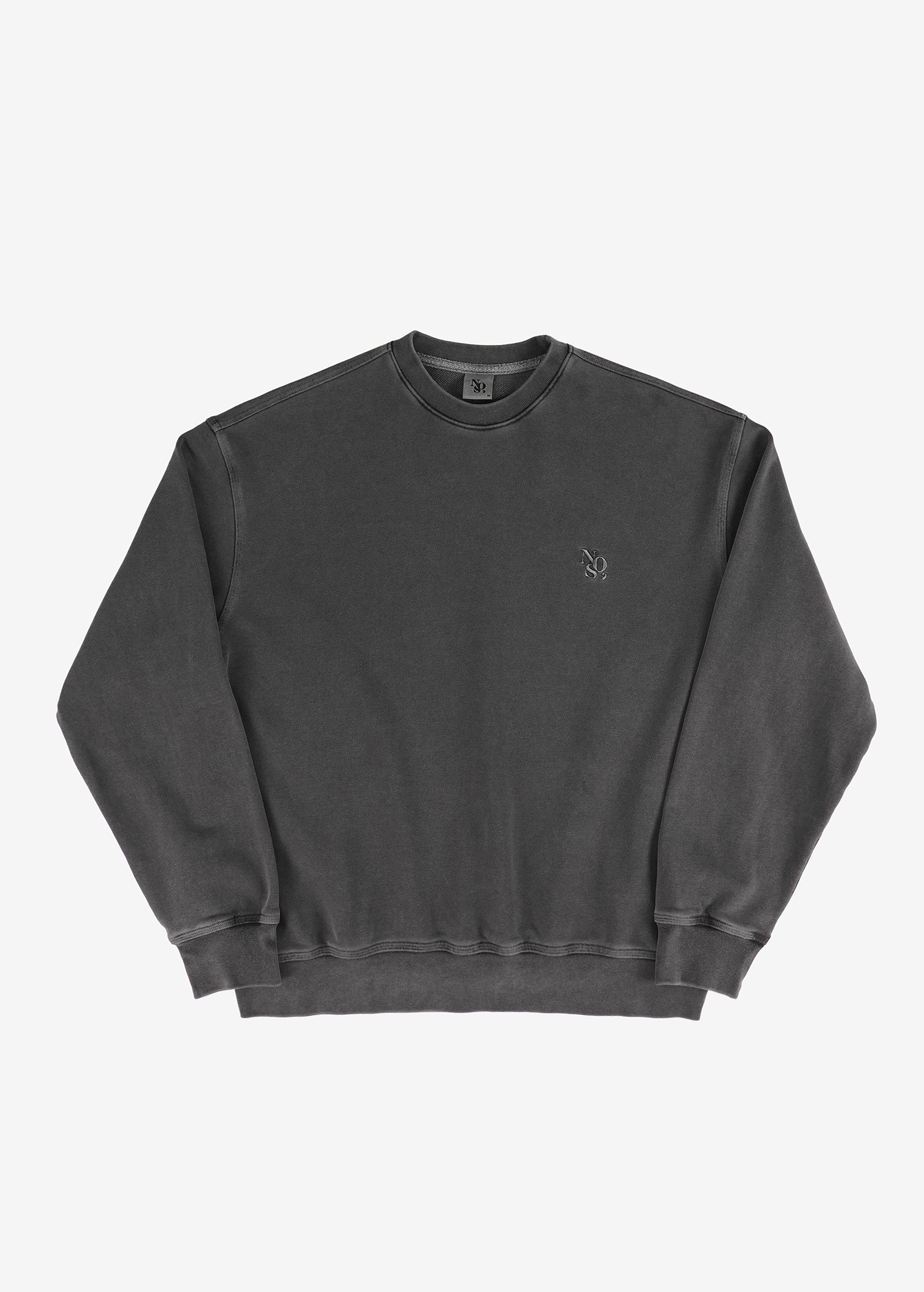 Main Logo Pigment Sweatshirt - Charcoal