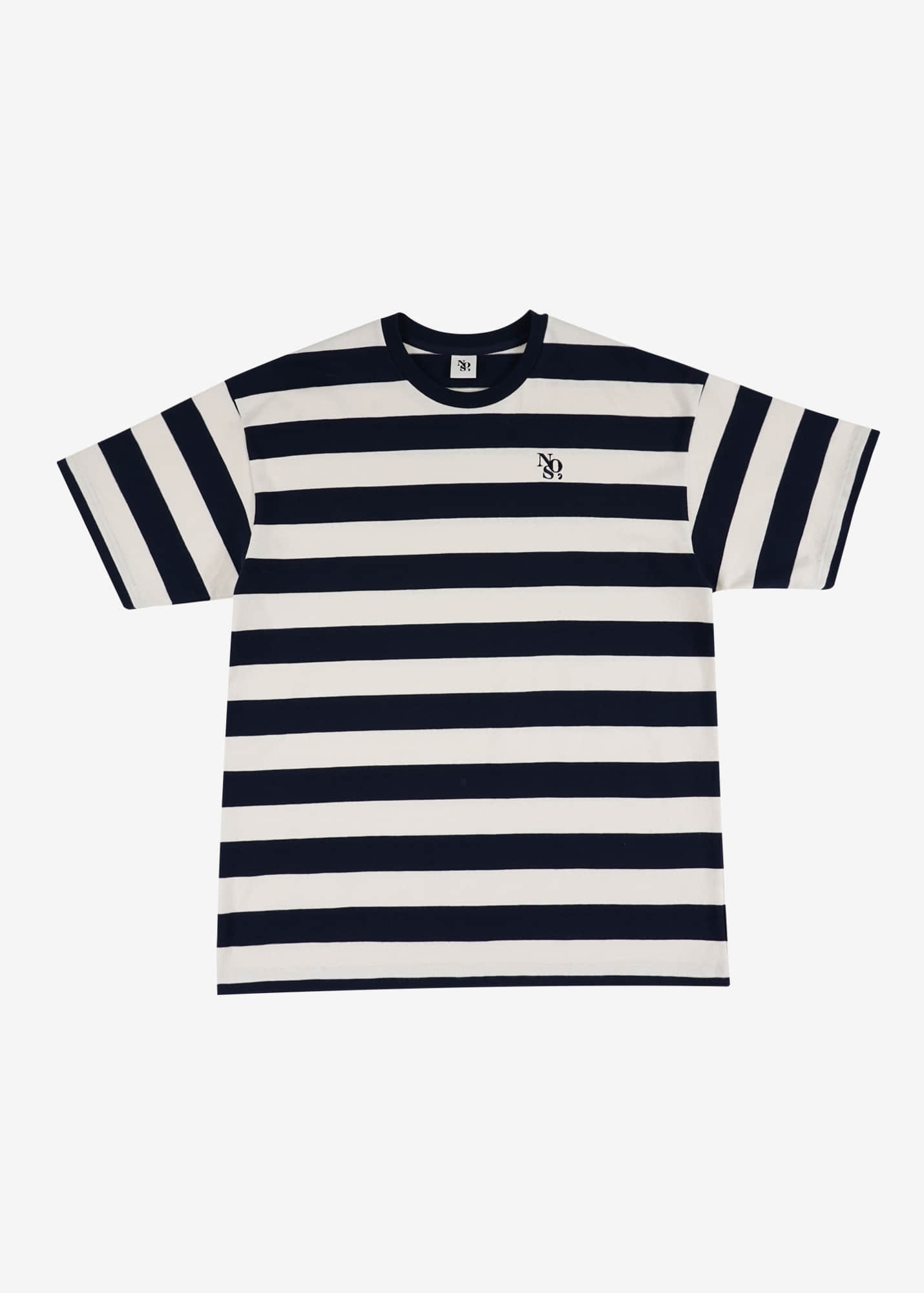 Main Logo Stripe T-shirt - Navy
