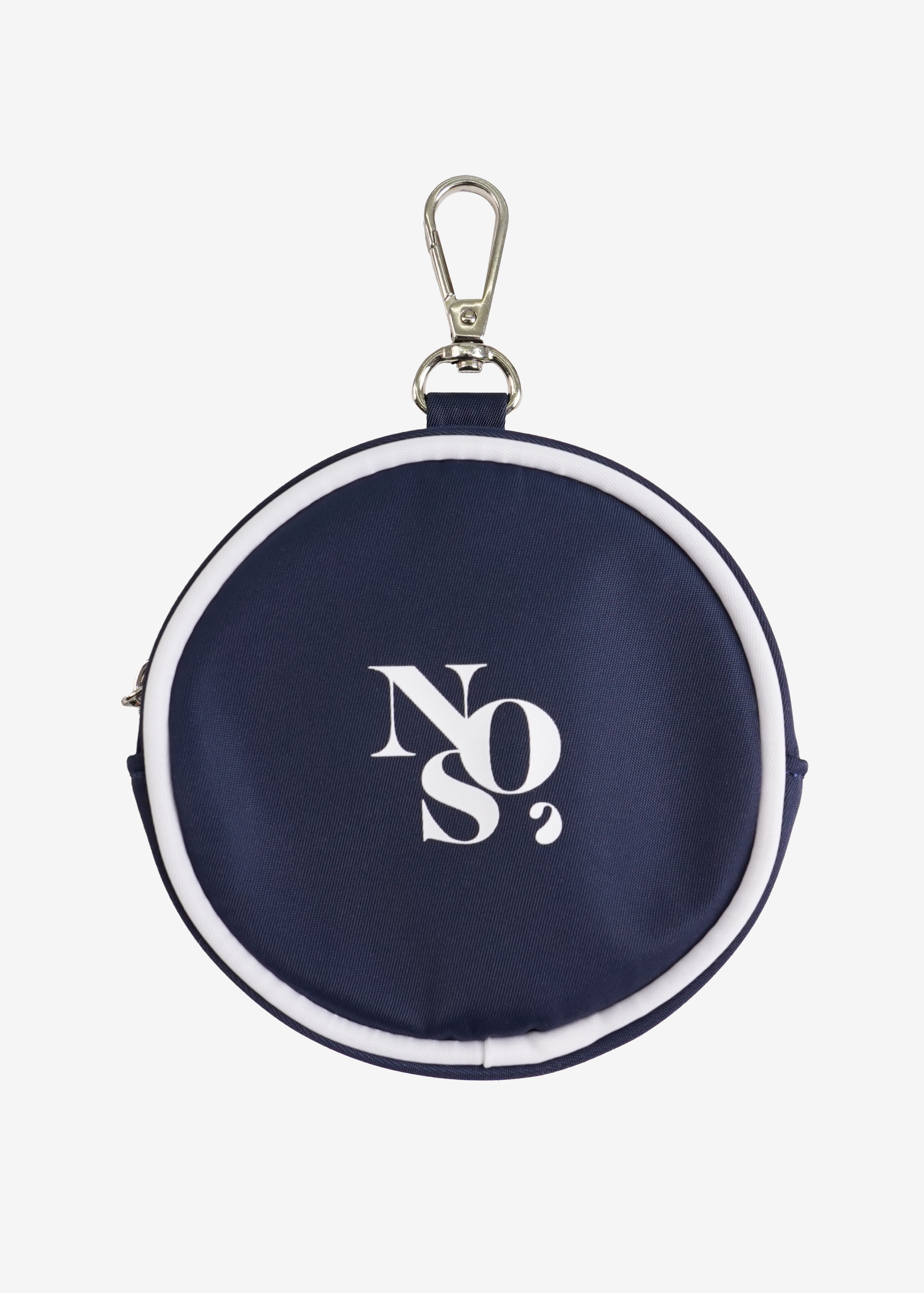 NOS7 Logo Pouch Keyring - Navy