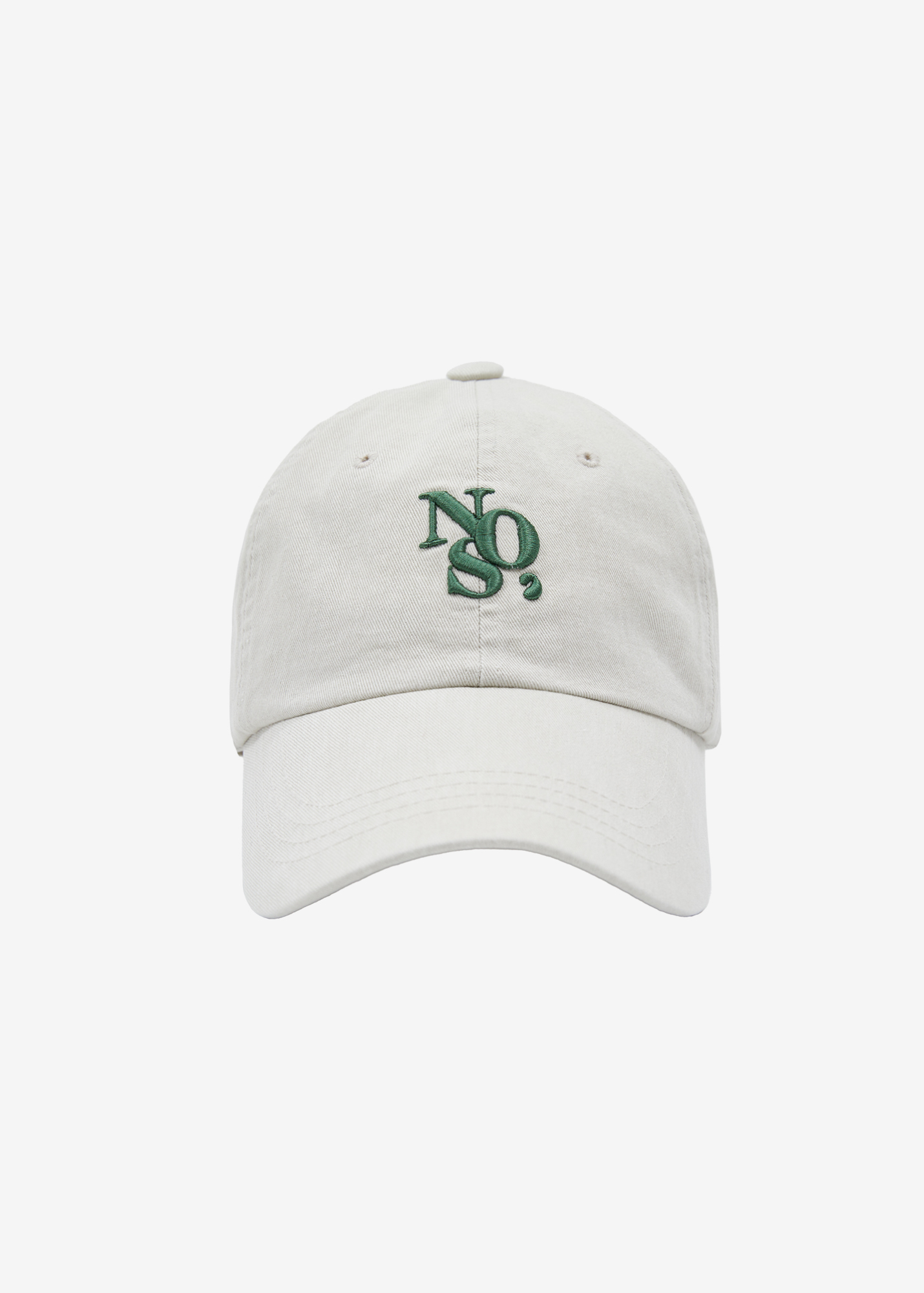 Signature symbol Side point ballcap - Beige/Green