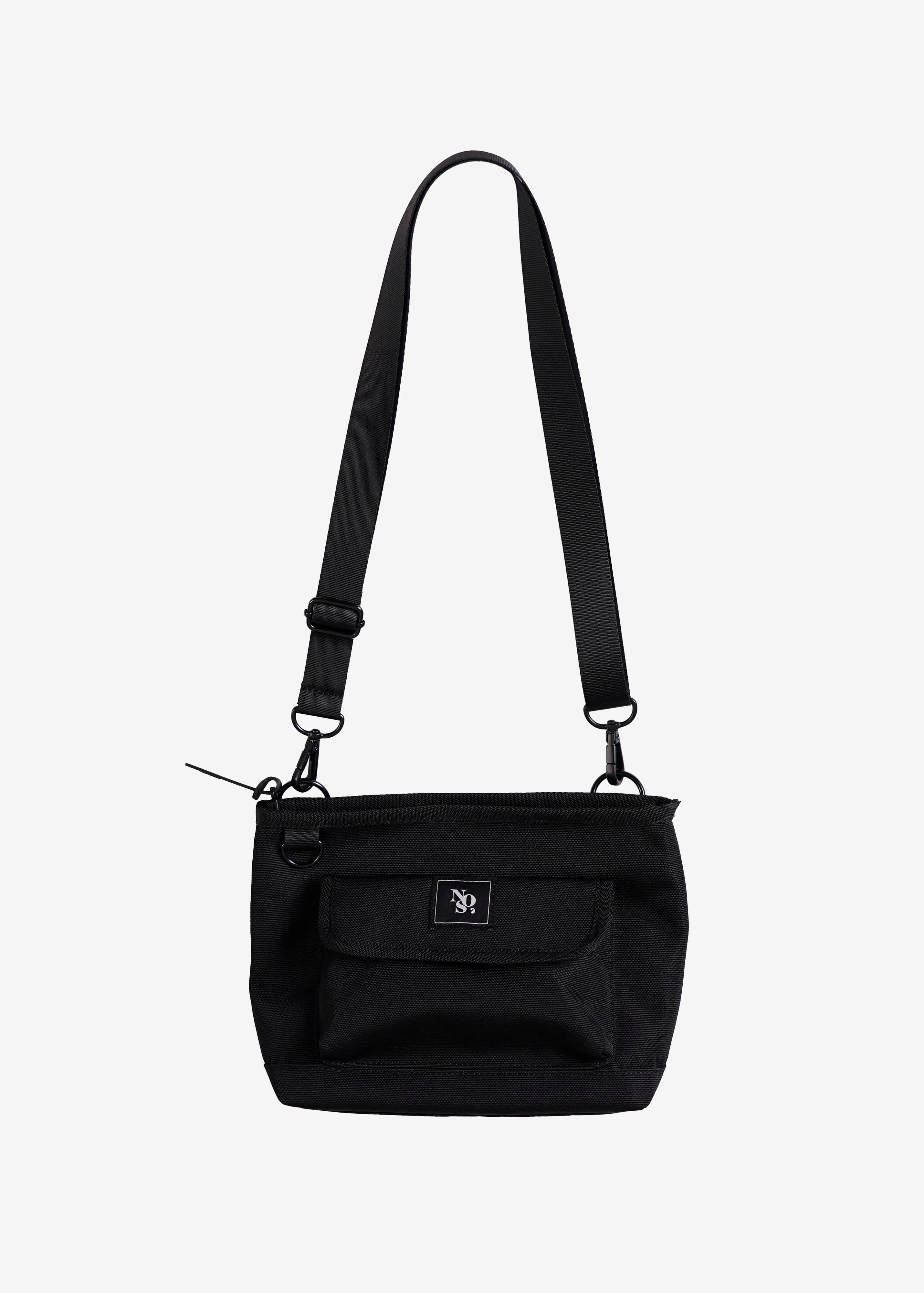 Main Logo Messenger Bag - Black