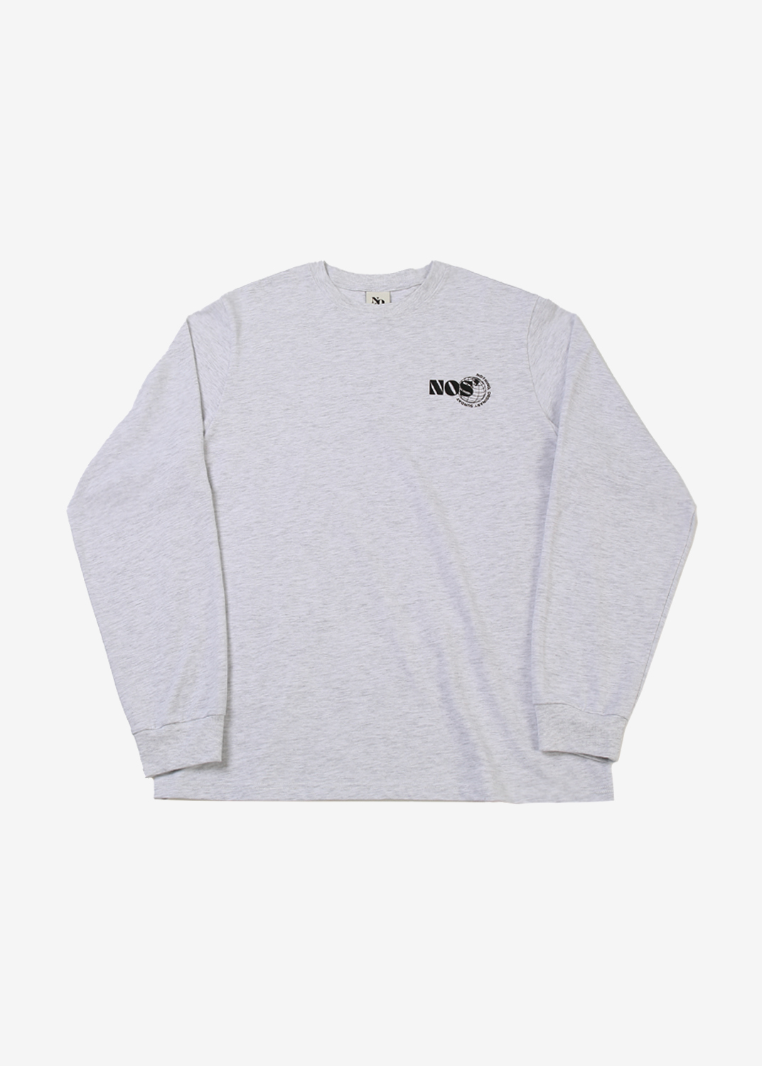 Graphic long sleeve T-shirt - Grey