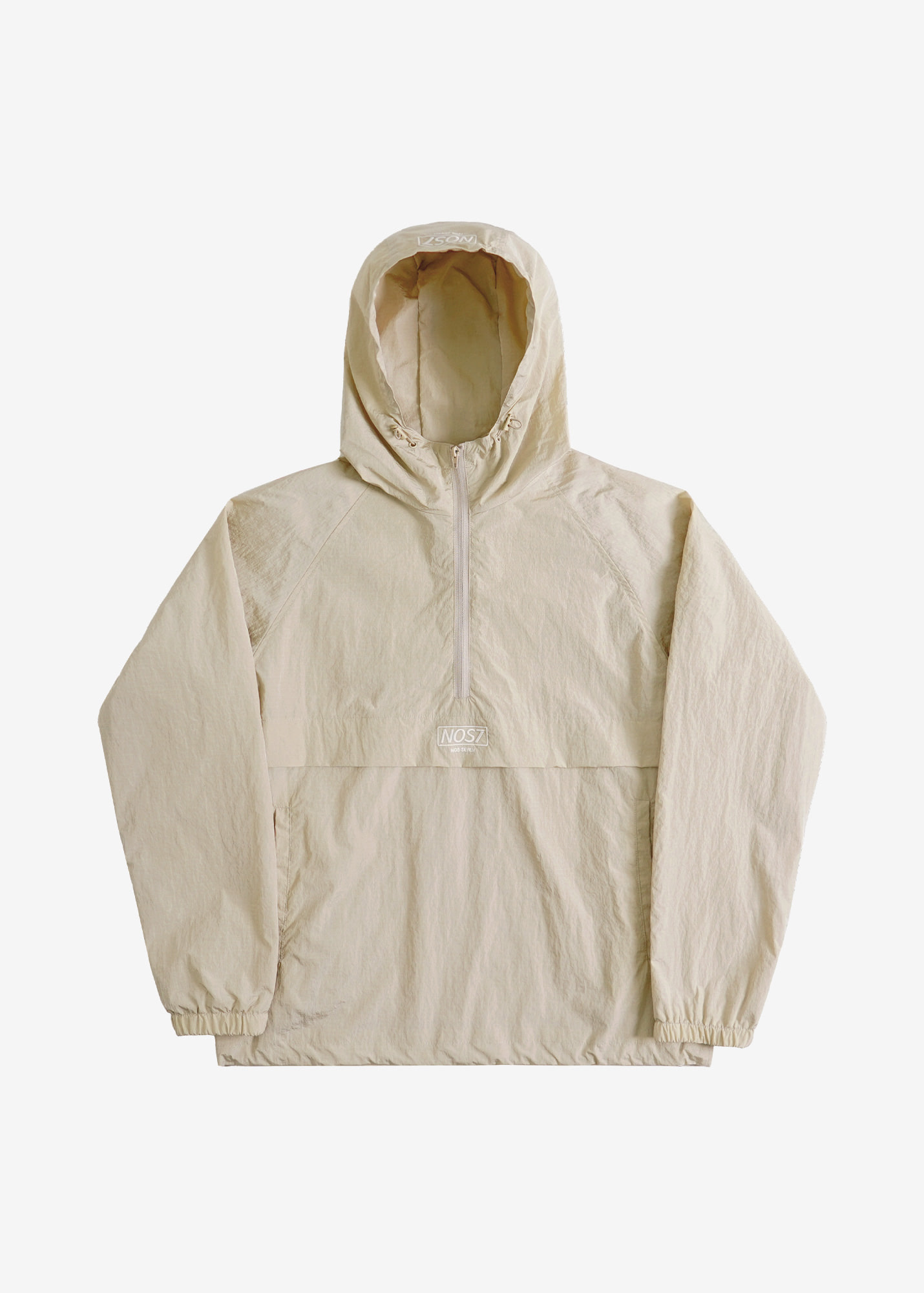 Square Hood Half Open - Beige