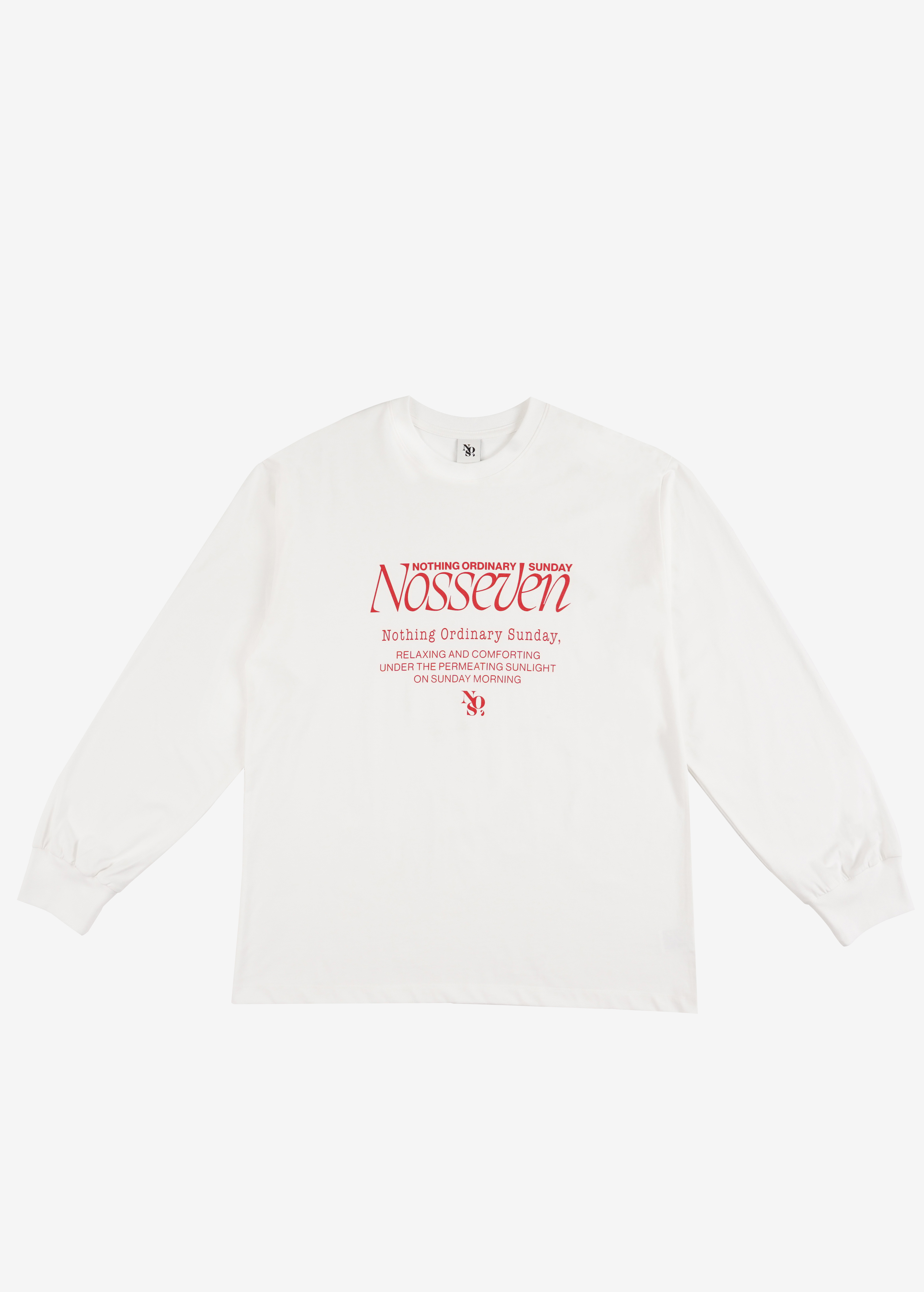 Front Long Sleeve T-shirt - Ivory