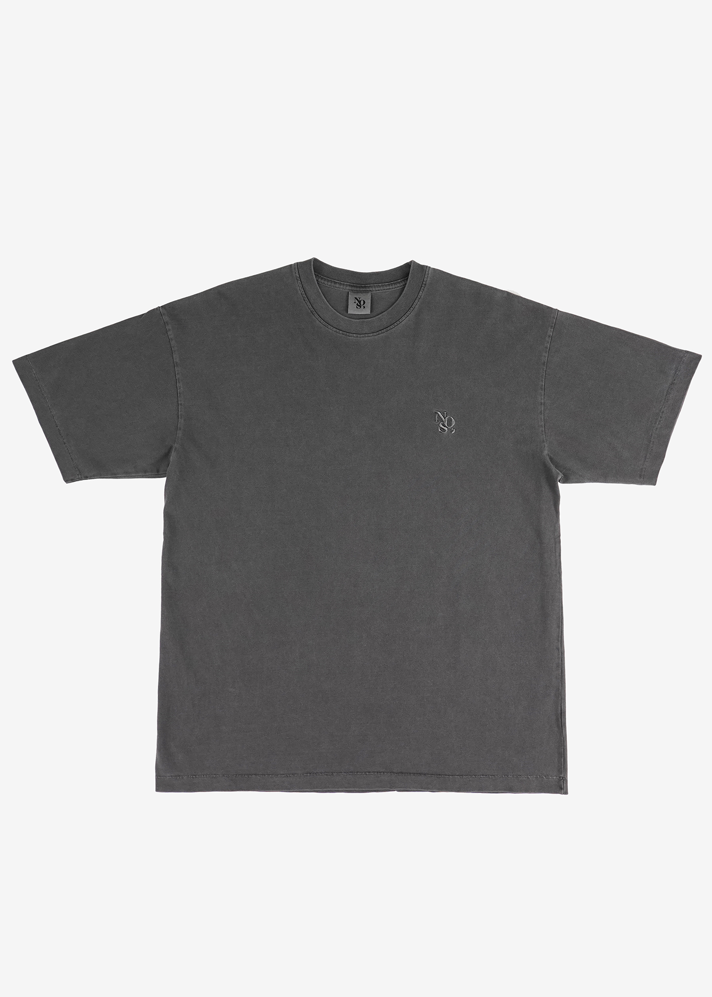 Main Logo Pigment T-shirt - Charcoal