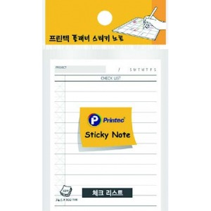 [프린텍]플래너스티키노트 체크리스트 PL74C