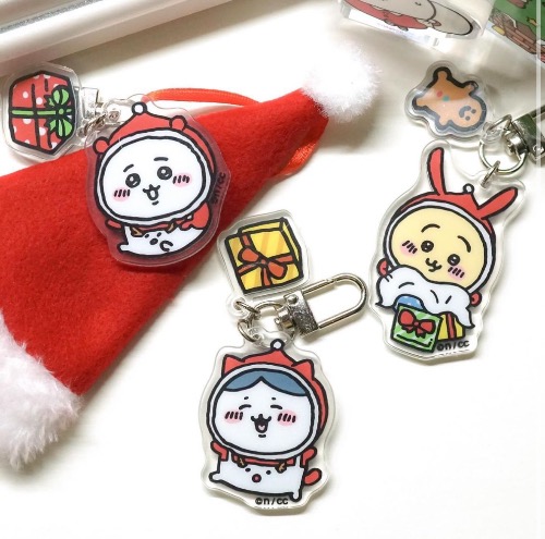 [韓國限定] CHIIKAWA 小可愛  聖誕亞克力匙扣掛飾