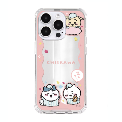 現貨[韓國限定] CHIIKAWA Mirror Case 小可愛鏡面手機殼_粉紅 IPHONE 13Pro