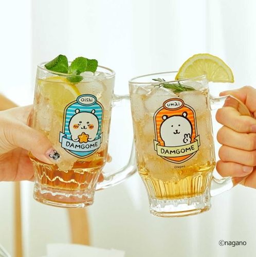[韓國限定] JOKE BEAR 白熊 自嘲熊 玻璃杯 啤酒杯套裝