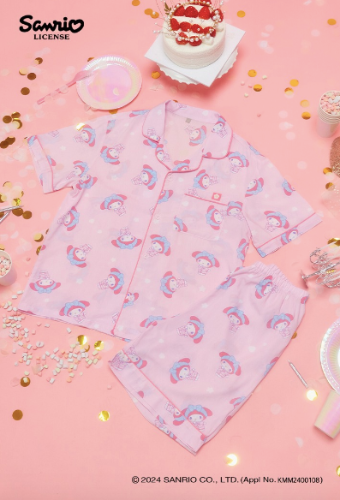 [韓國限定] SPAO x SANRIO 短袖睡衣 PINK_MY MELODY