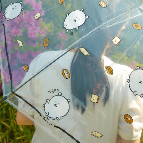 [韓國限定] SPAO x JOKE BEAR 白熊 野餐系列 透明雨傘 直遮
