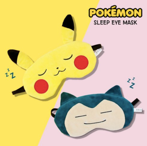 [韓國限定] Pokemon 寶可夢 比卡超 卡比獸 睡眠眼罩