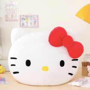 [韓國限定]Sanrio Mochi Cushion 麻糬咕𠱸 午睡枕 背墊 辦公室靠墊_HELLO KITTY