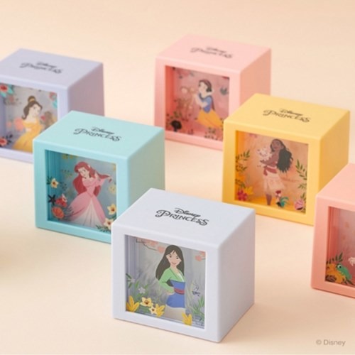 韓國限定 迪士尼公主 Pixar彼思 亞克力立體音樂盒