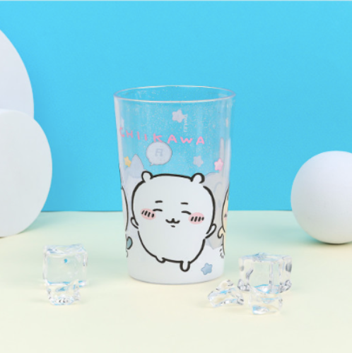 [韓國限定] CHIIKAWA Glitter Clear Jumbo Cup 透明大容量杯 500ml
