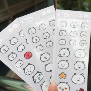 現貨[韓國限定] Joke Bear 白熊 Emoji Sticker 表情貼紙_全3種
