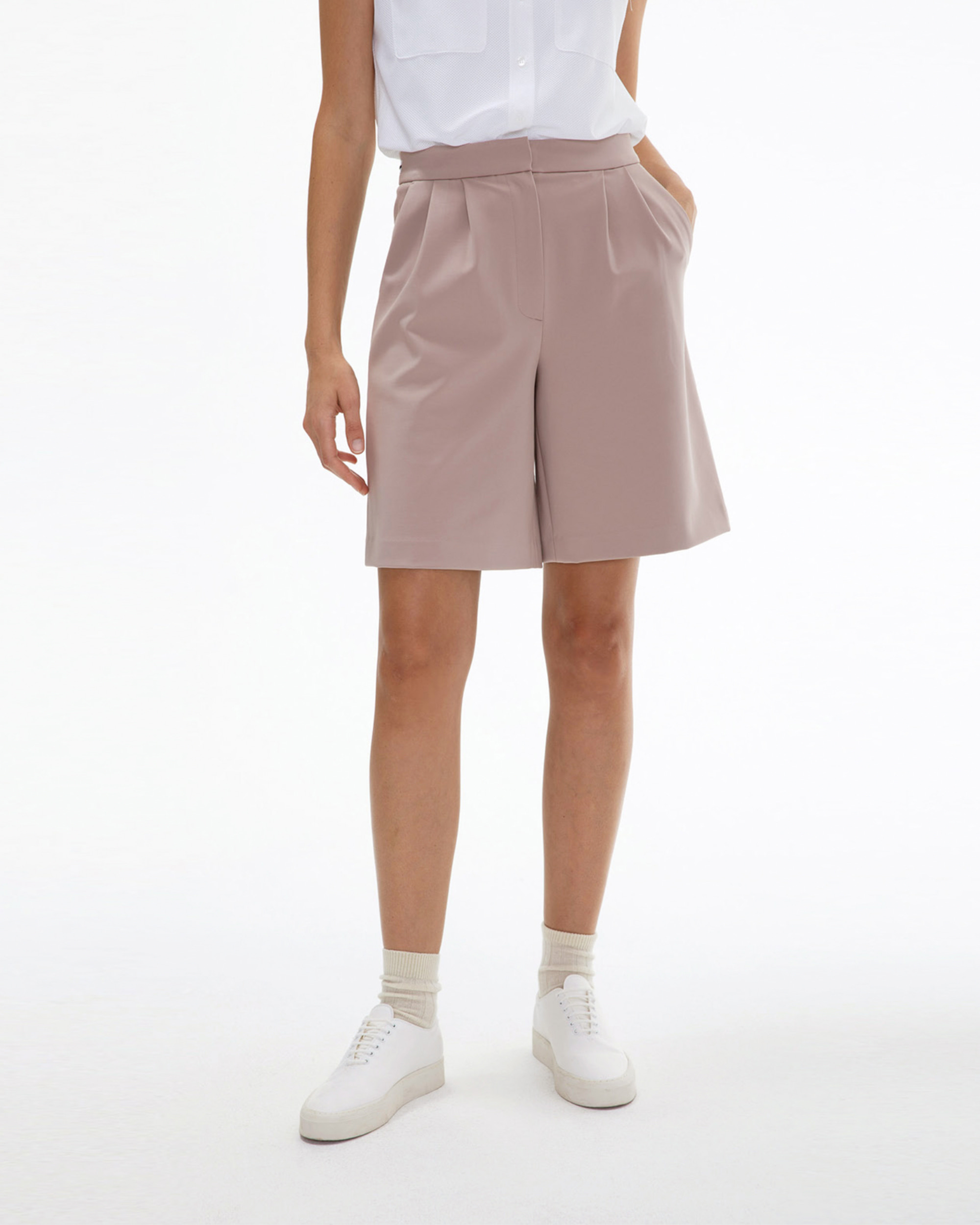 JAY BERMUDA SHORTS TERRACOTTA BLUSH | 나일로라