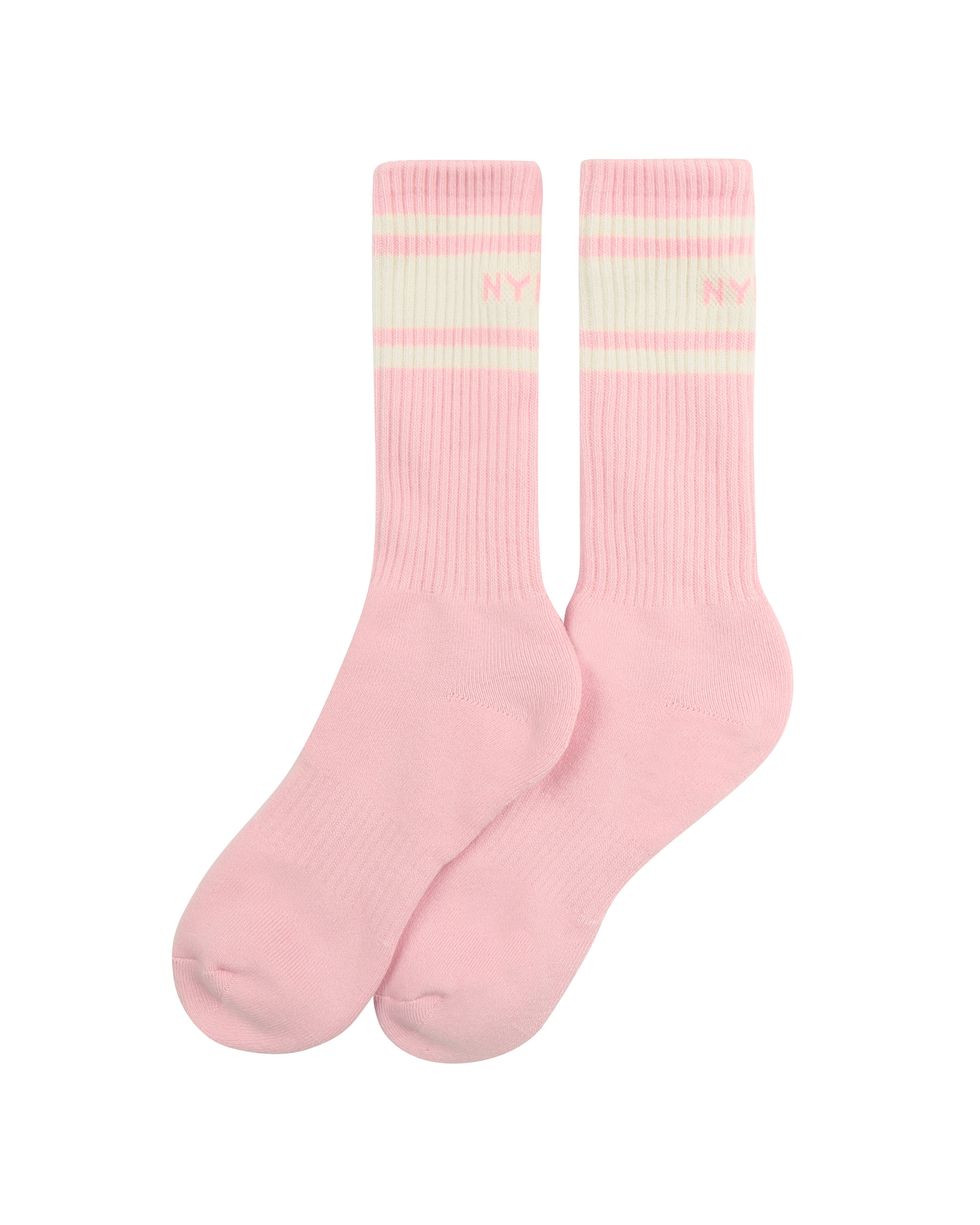 NYLORA SOCKS LIGHT PINK &amp; CREAM COMBO