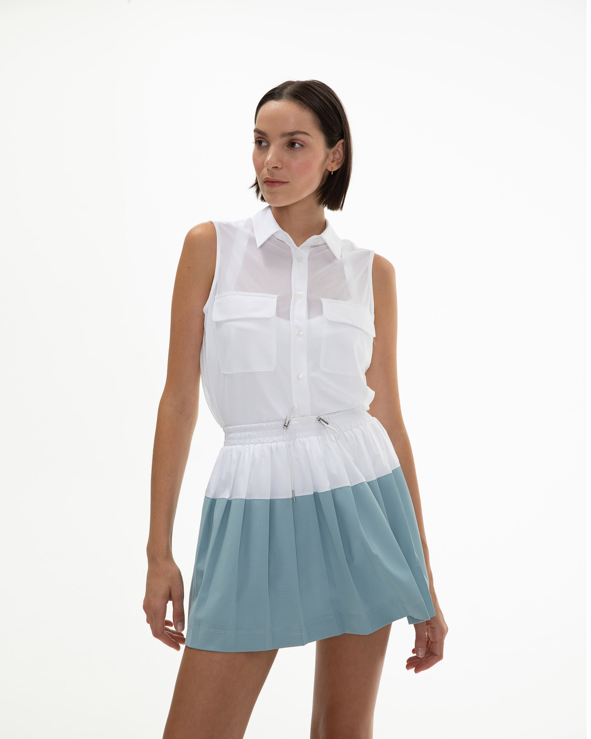 MANOLO MESH SHIRT WHITE | 나일로라