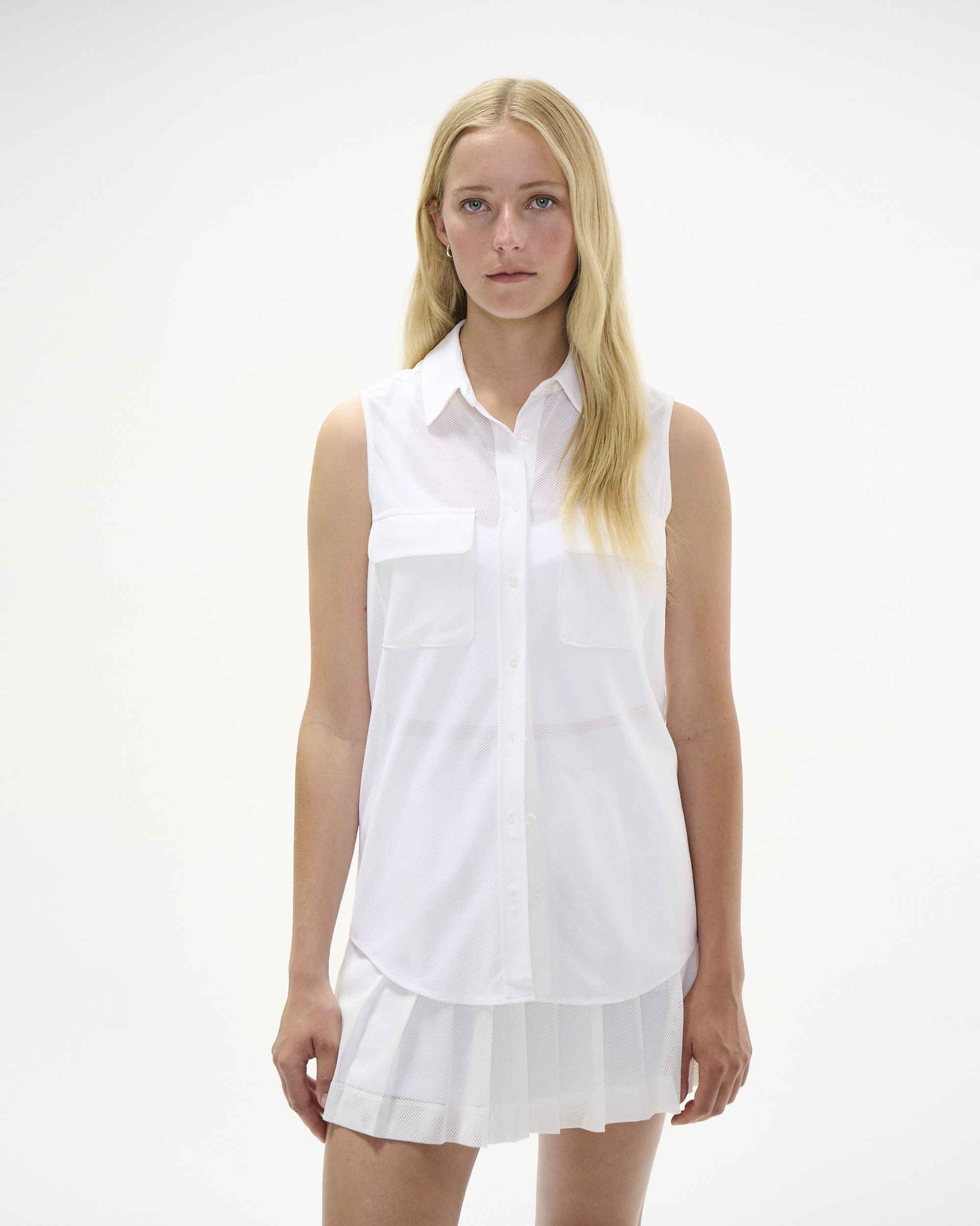 MANOLO MESH SHIRT WHITE | 나일로라