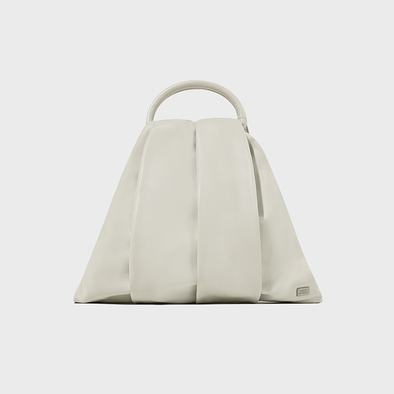 Clam mini tote bag WHITE