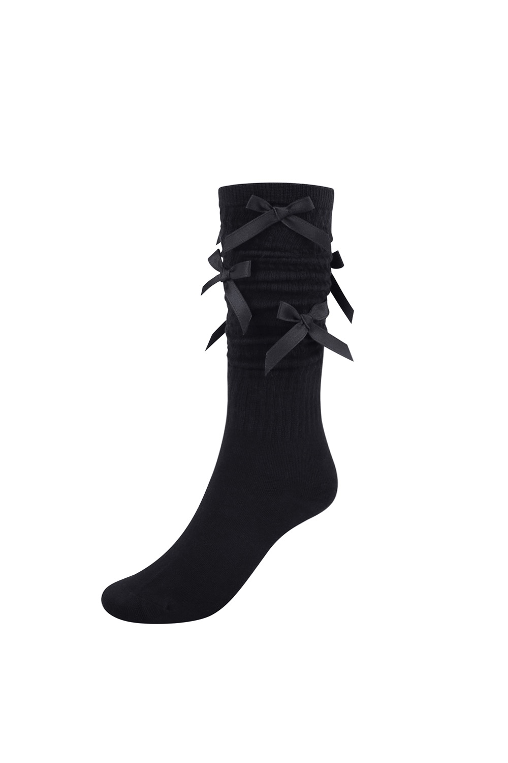 RIBBON SOCKS BLACK