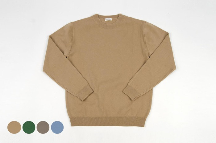 f/w cos round knit