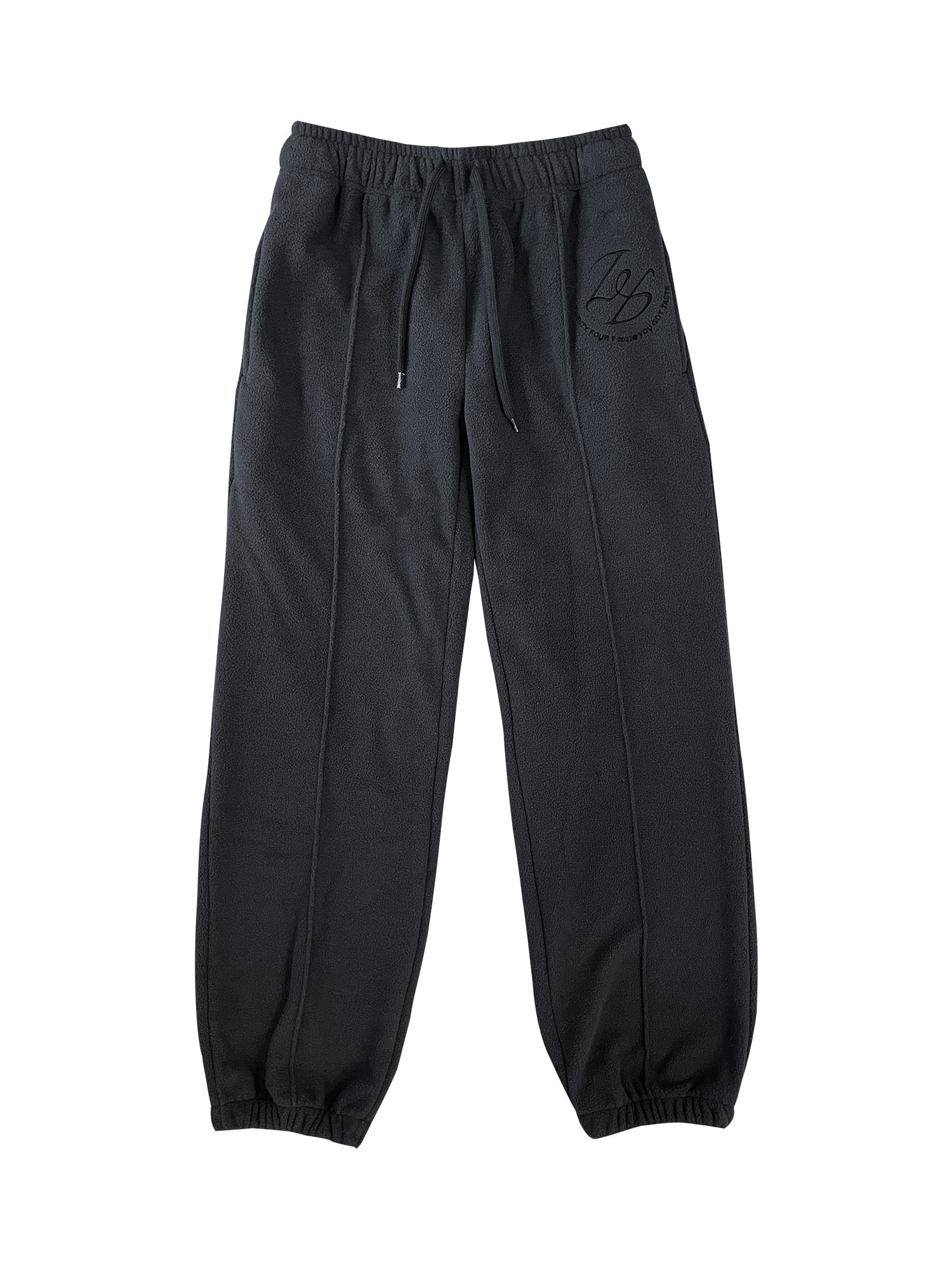 Fleece Logo Jogger Pants - Charcoal