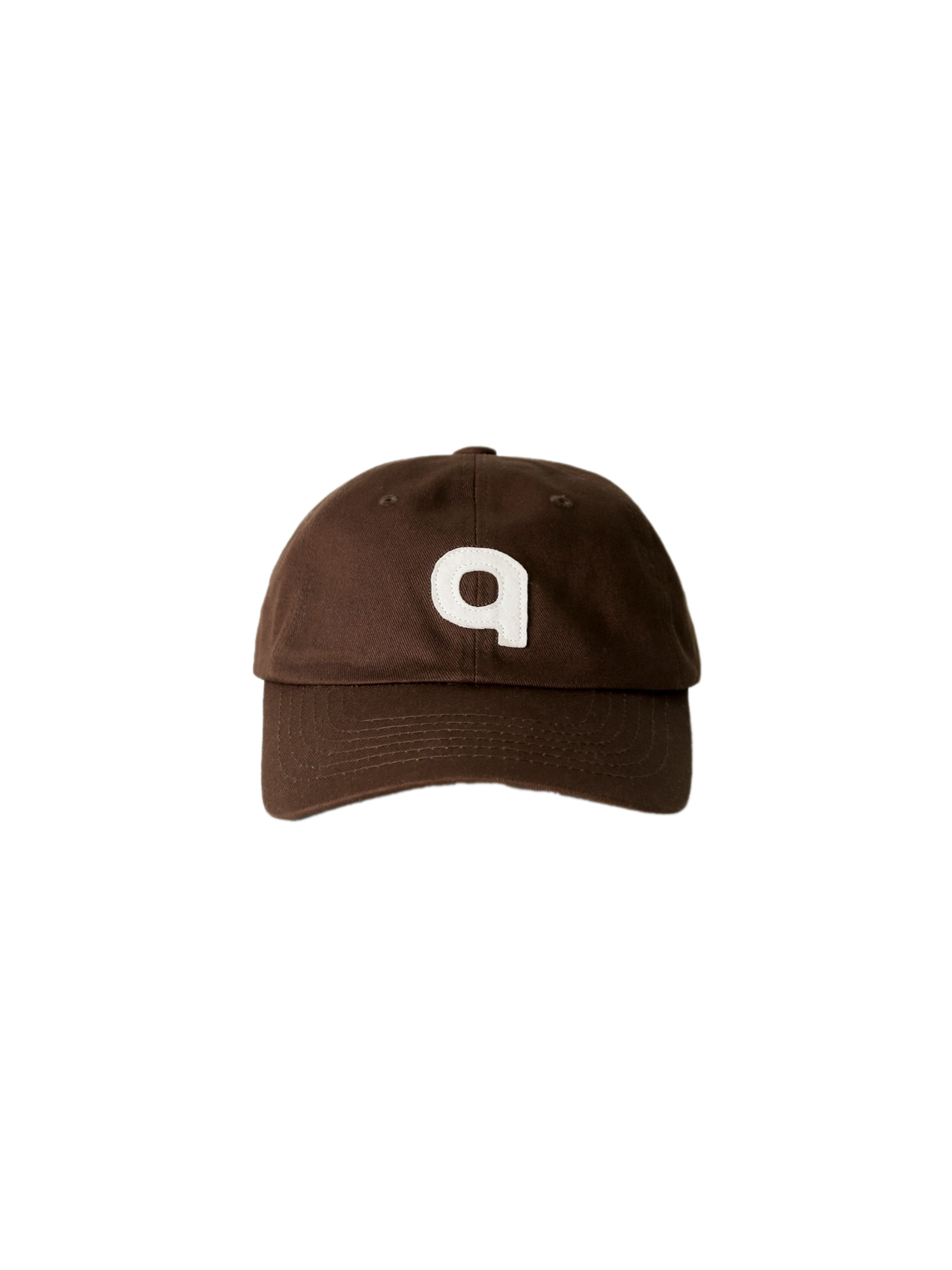 Applique Ball Cap - Brown