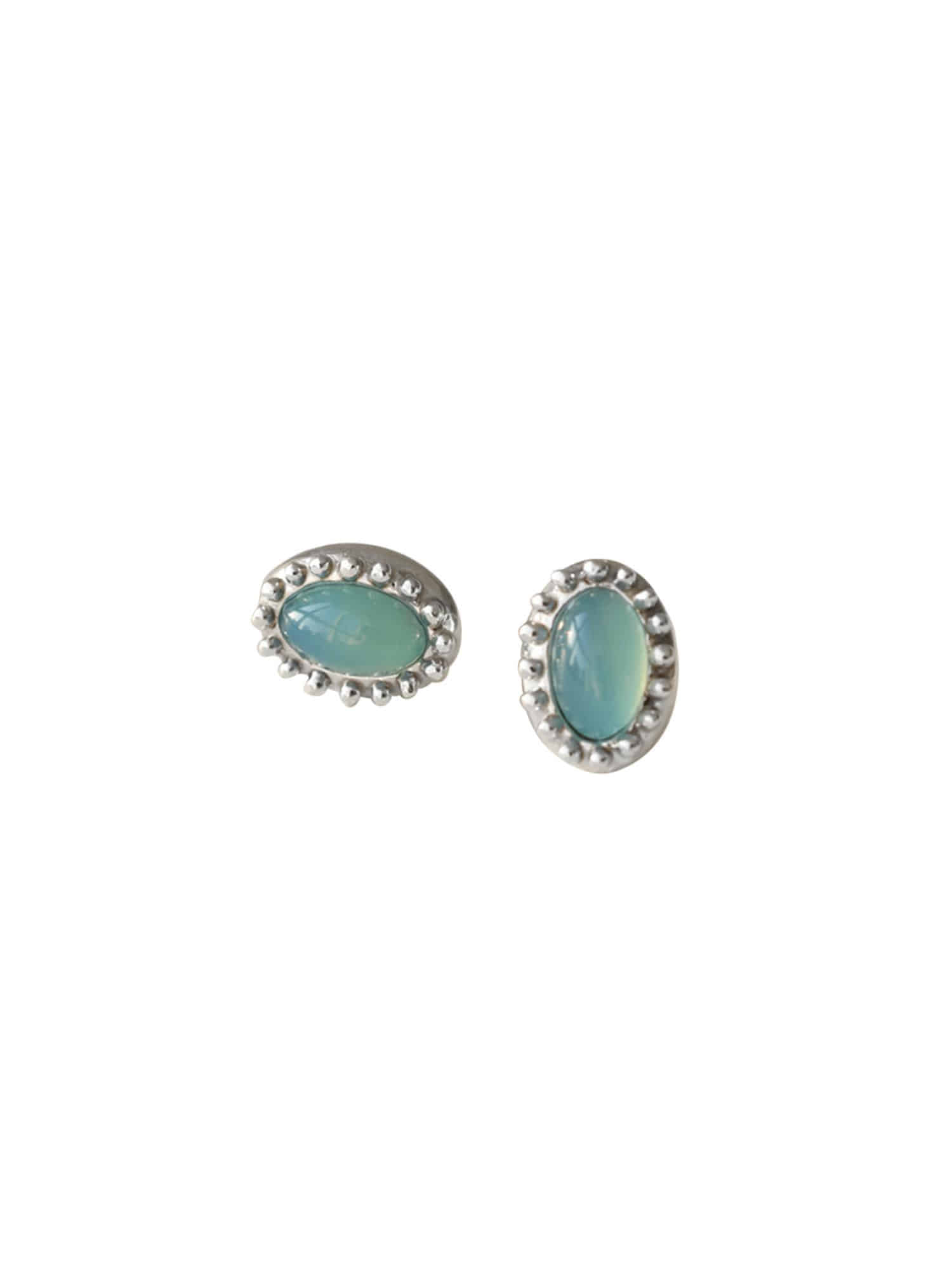 Bloom Earring (Silver/blue)