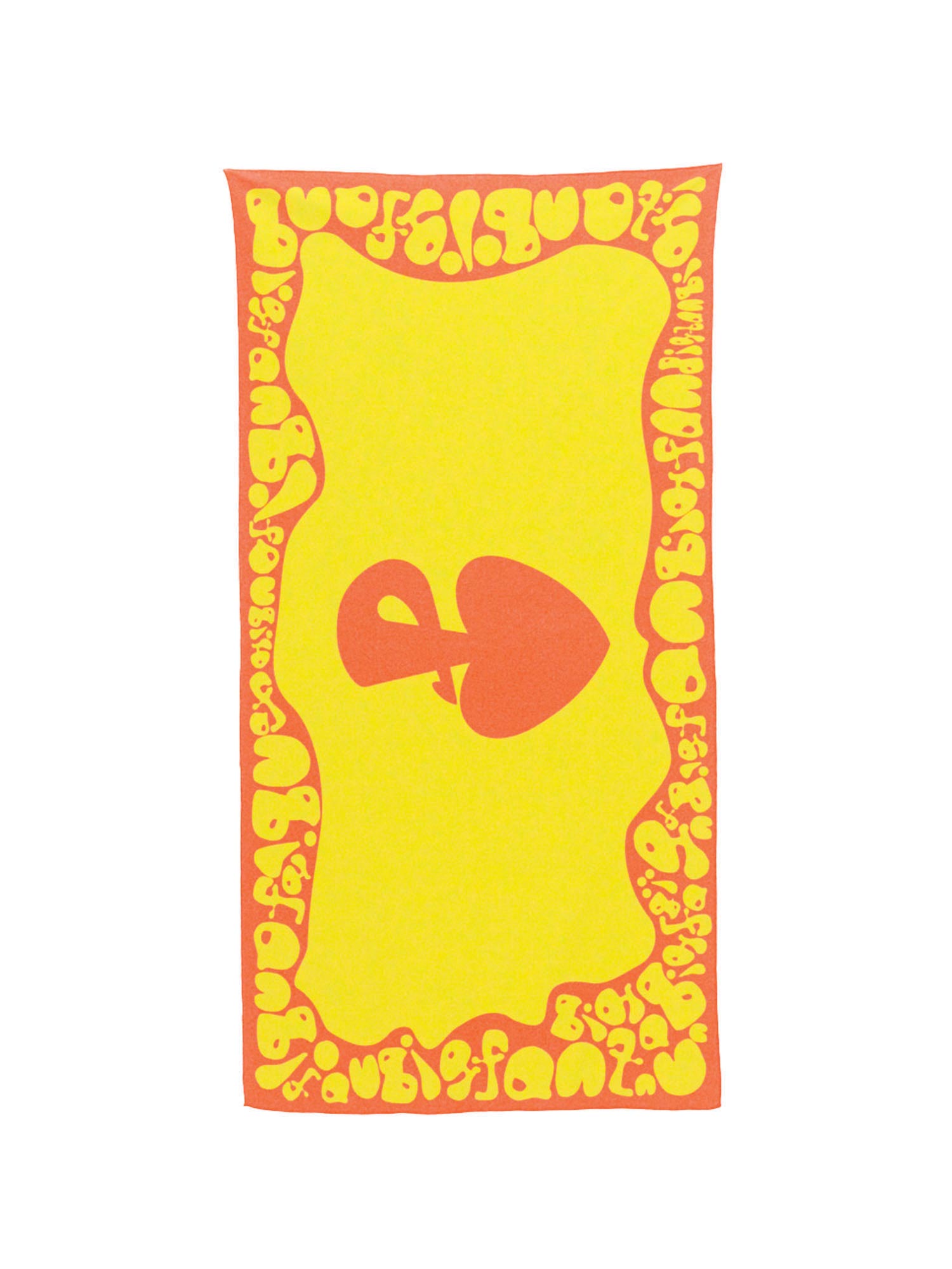 Big Fan Beach Towel - Orange