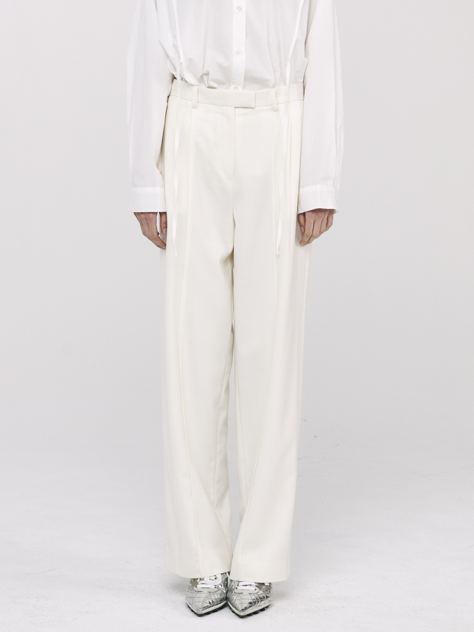 Let&#039;s Chic Slacks - White