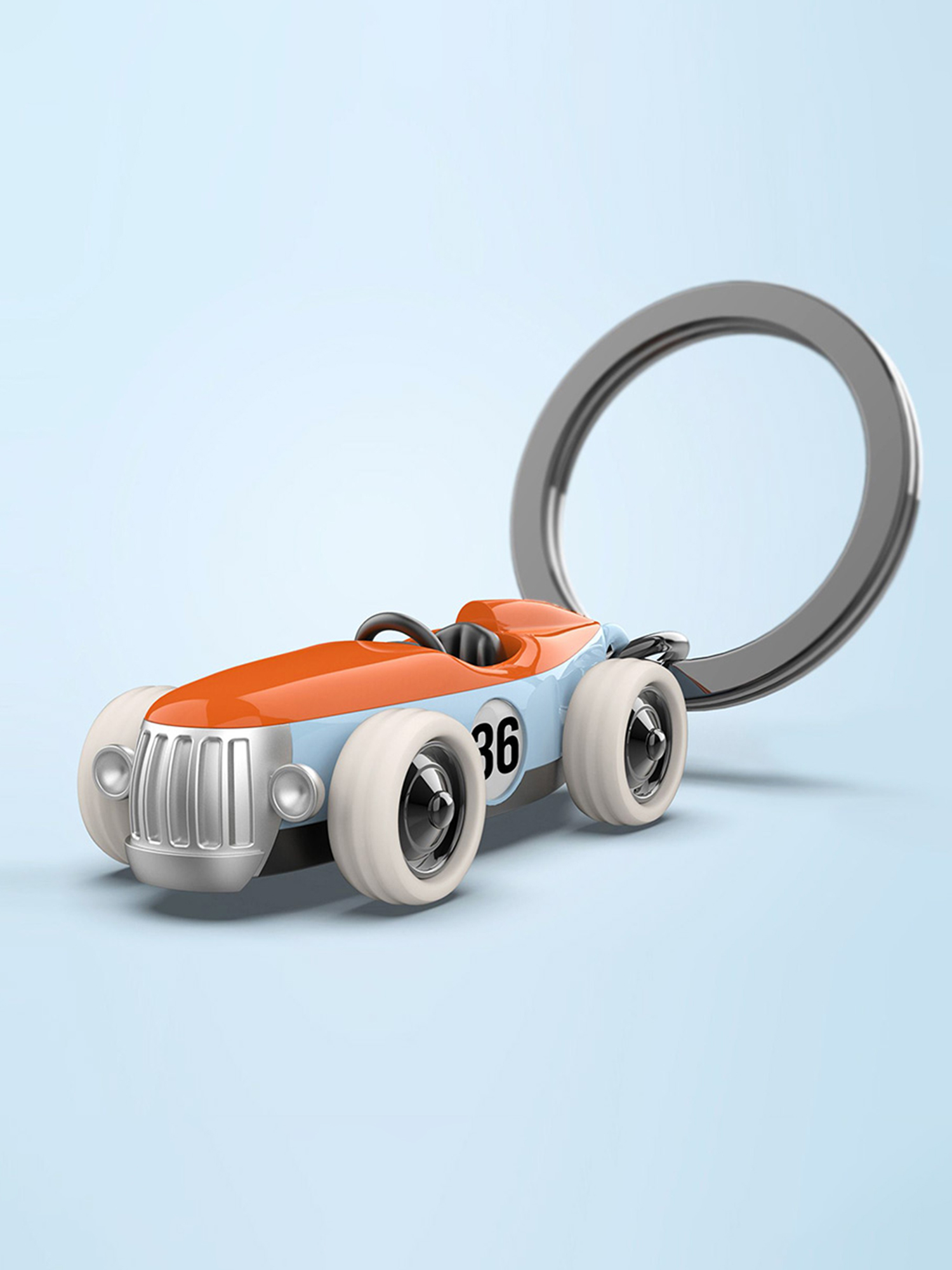 Keychain - Vintage Racing car