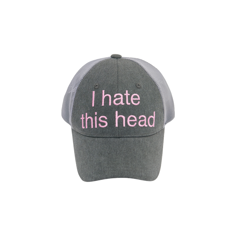 I HATE THIS HEAD MESH CAP (GRAY)