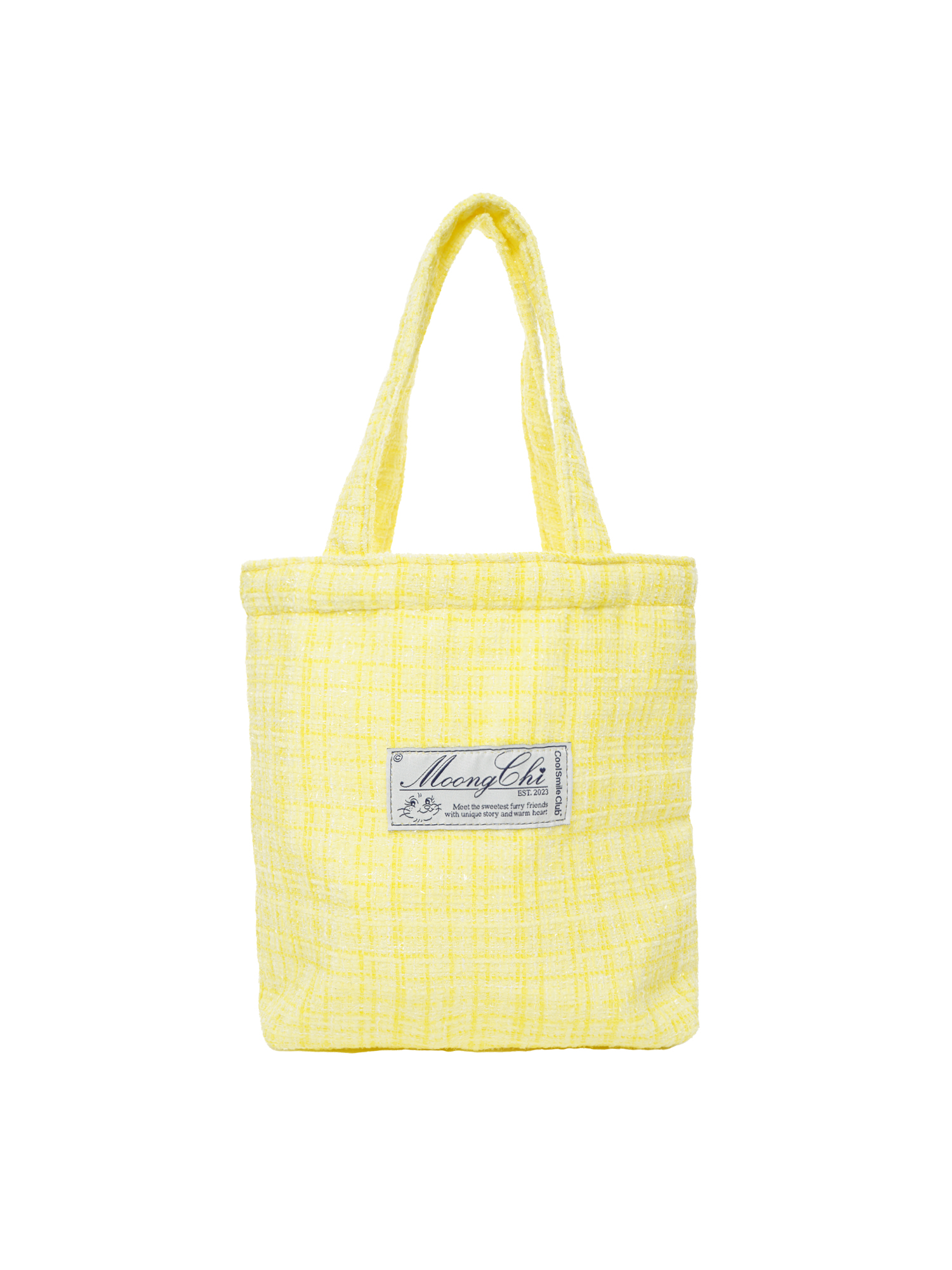 Moongchi Tweed Tote - Yellow