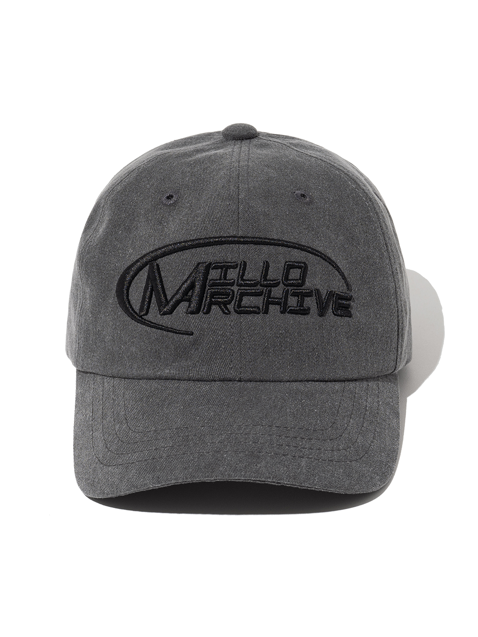 MILLO ARCHIVE Logo Ball Cap - Stone Black